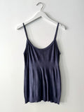 Indigo 50s Cotton Tank