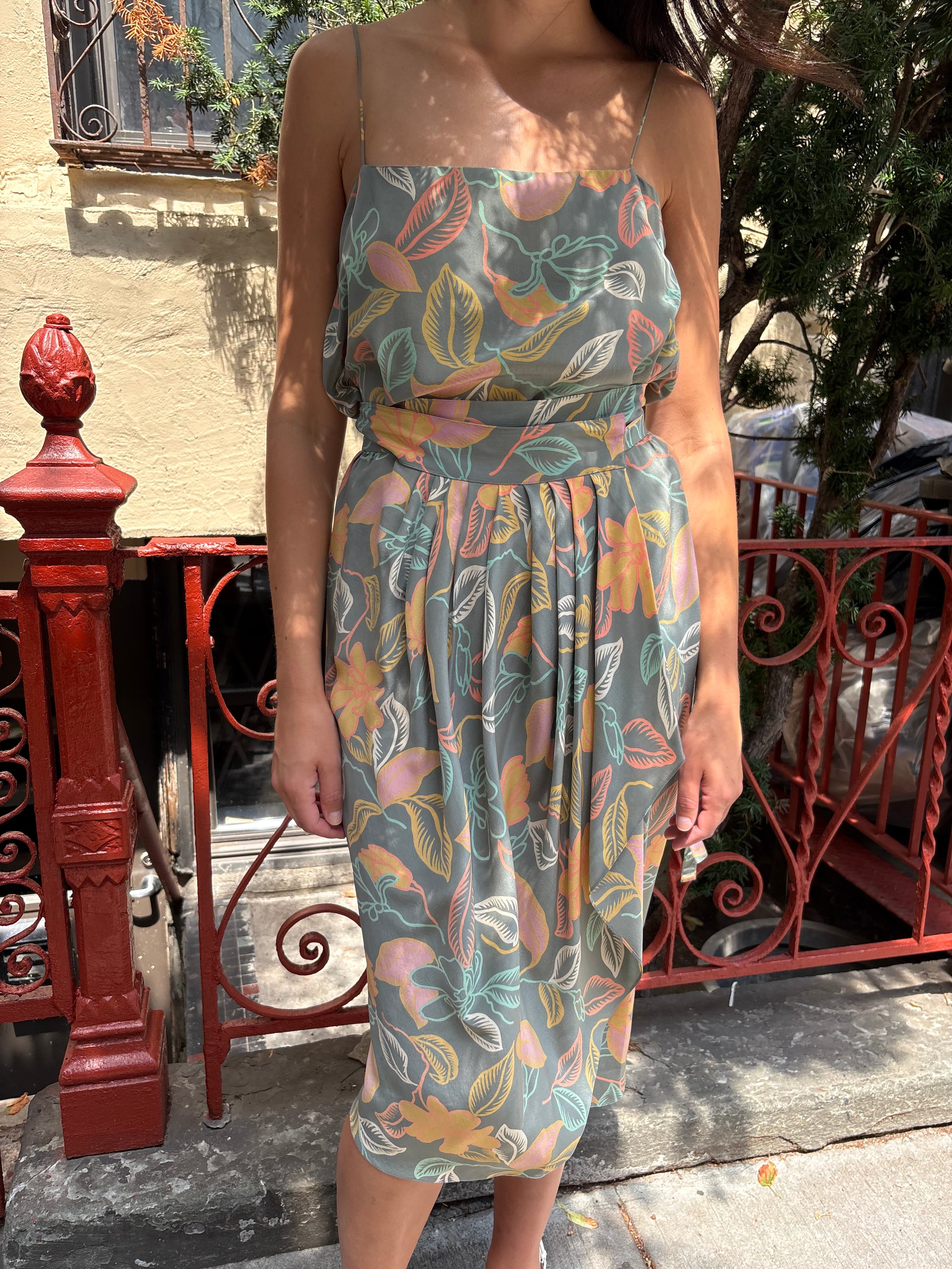 Two-Piece Silk Set