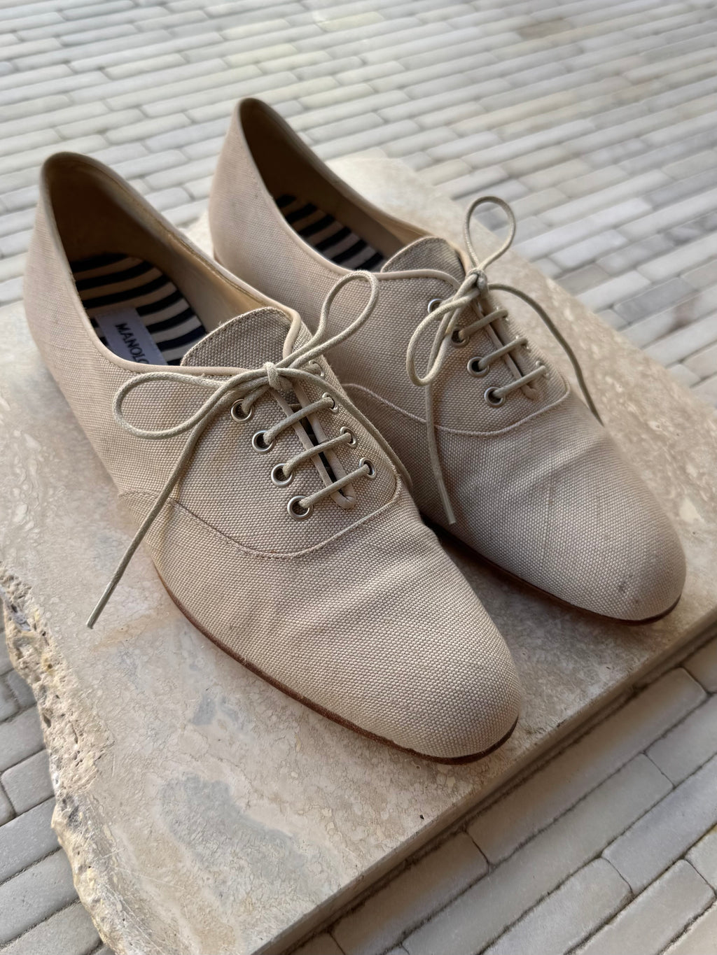 Manolo Blahnik Oxford Shoes