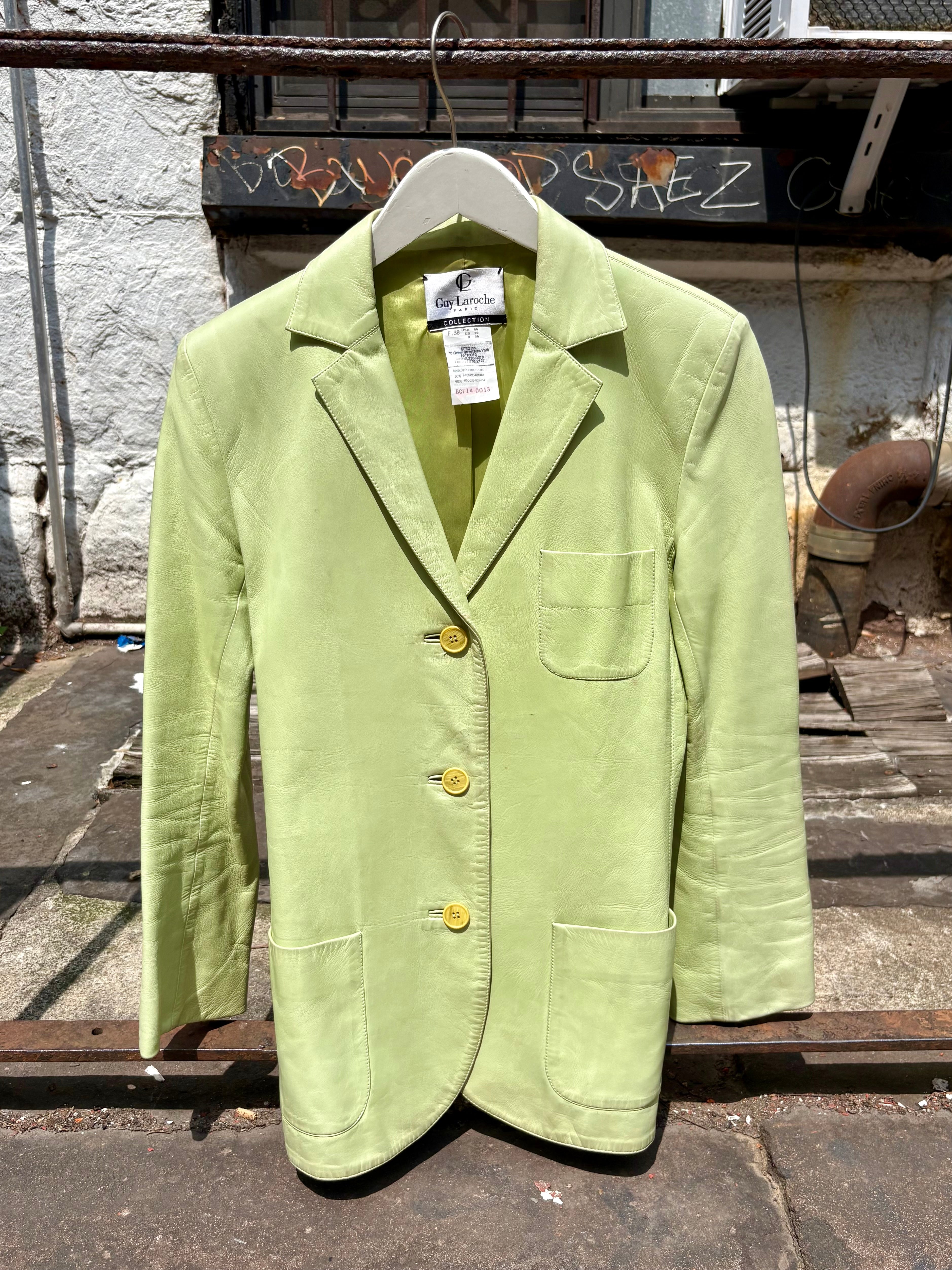Guy Laroche Leather Jacket