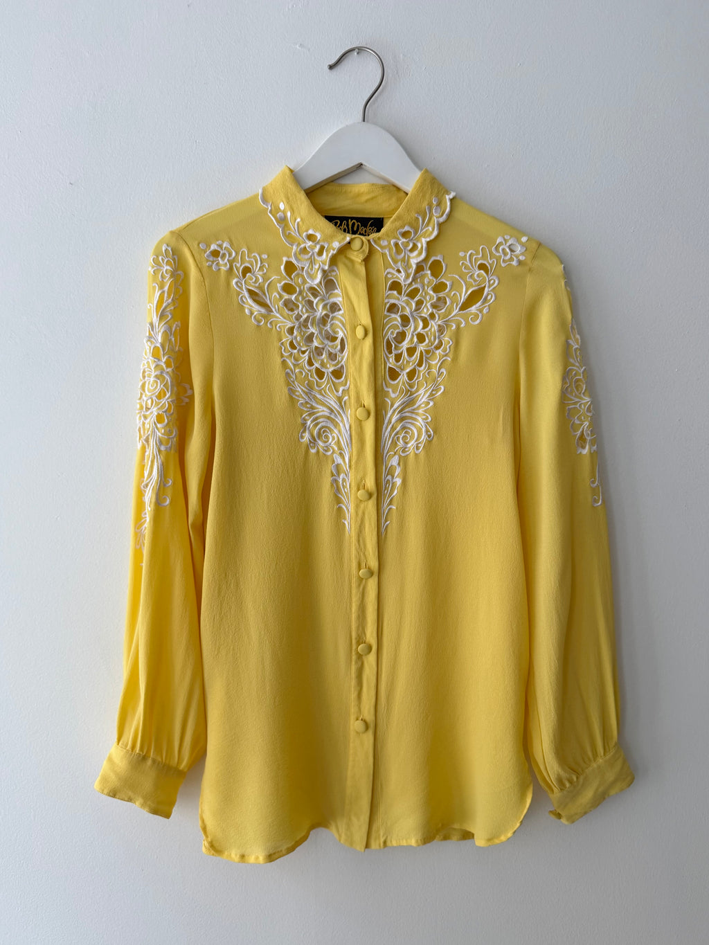 Sheer Silk Button Up