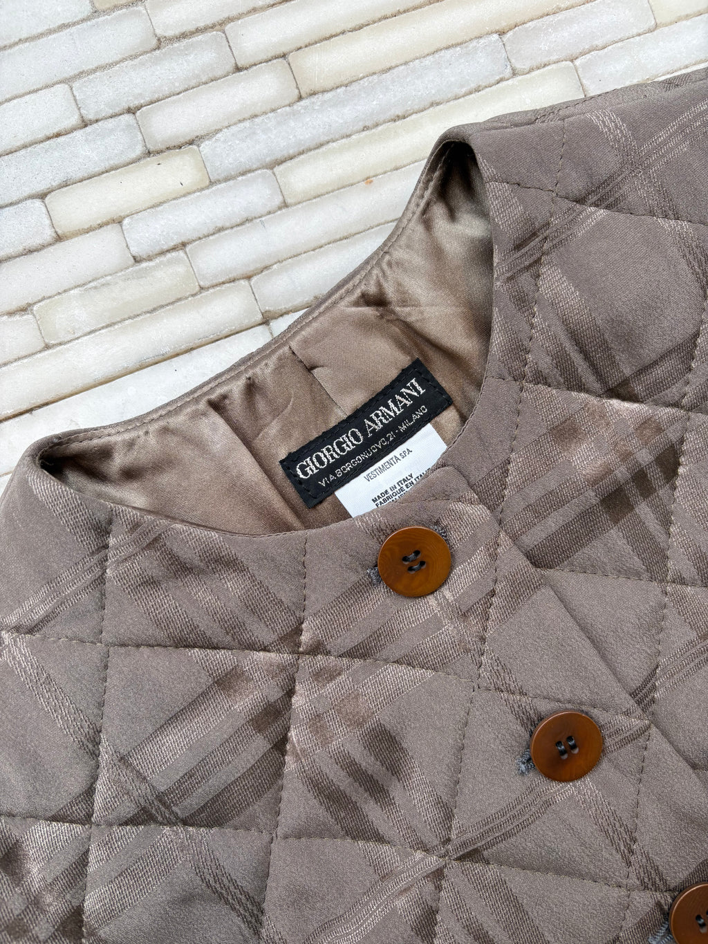 Giorgio Armani Quilted Vest