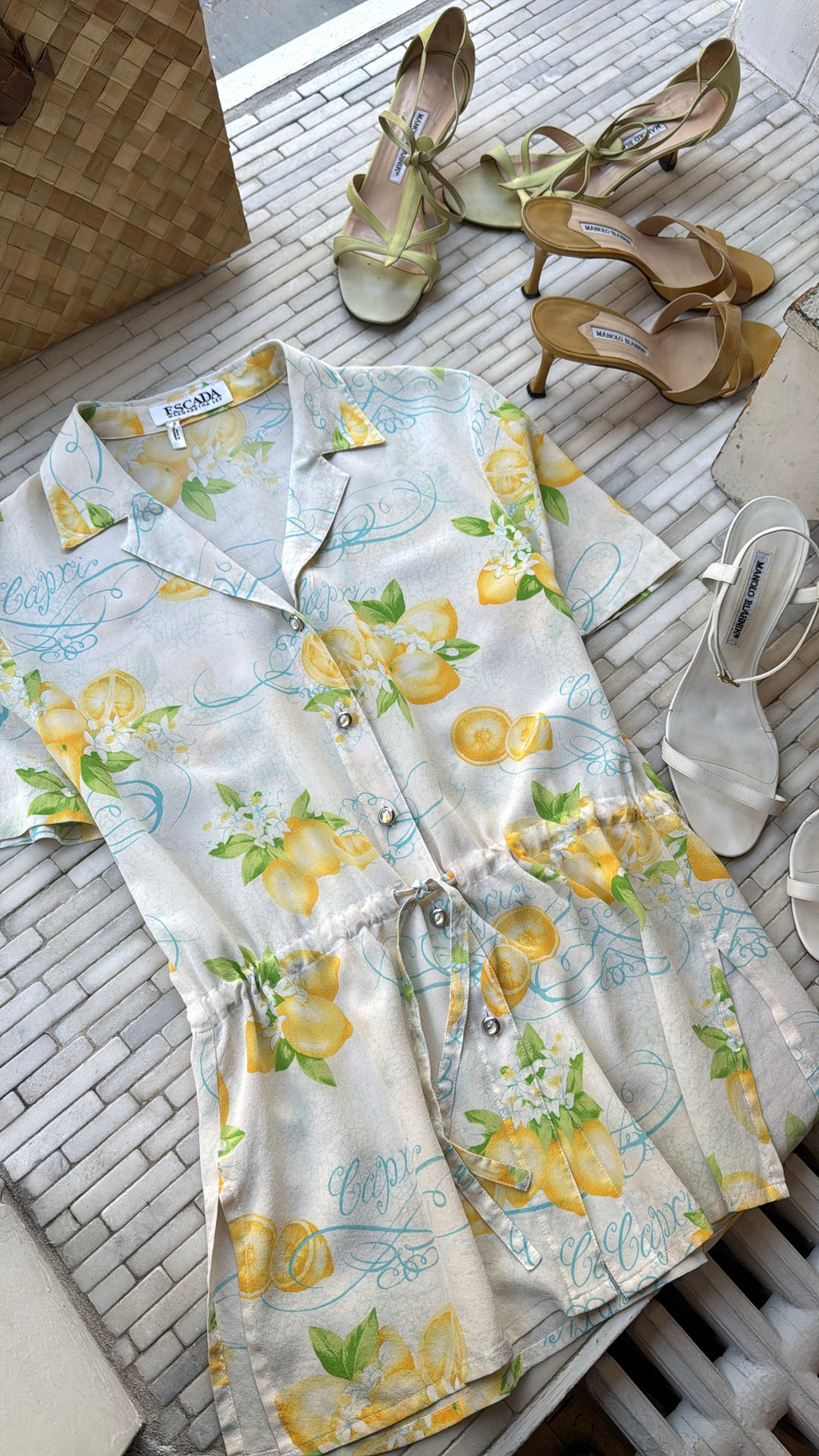 Escada Silk Button-Up