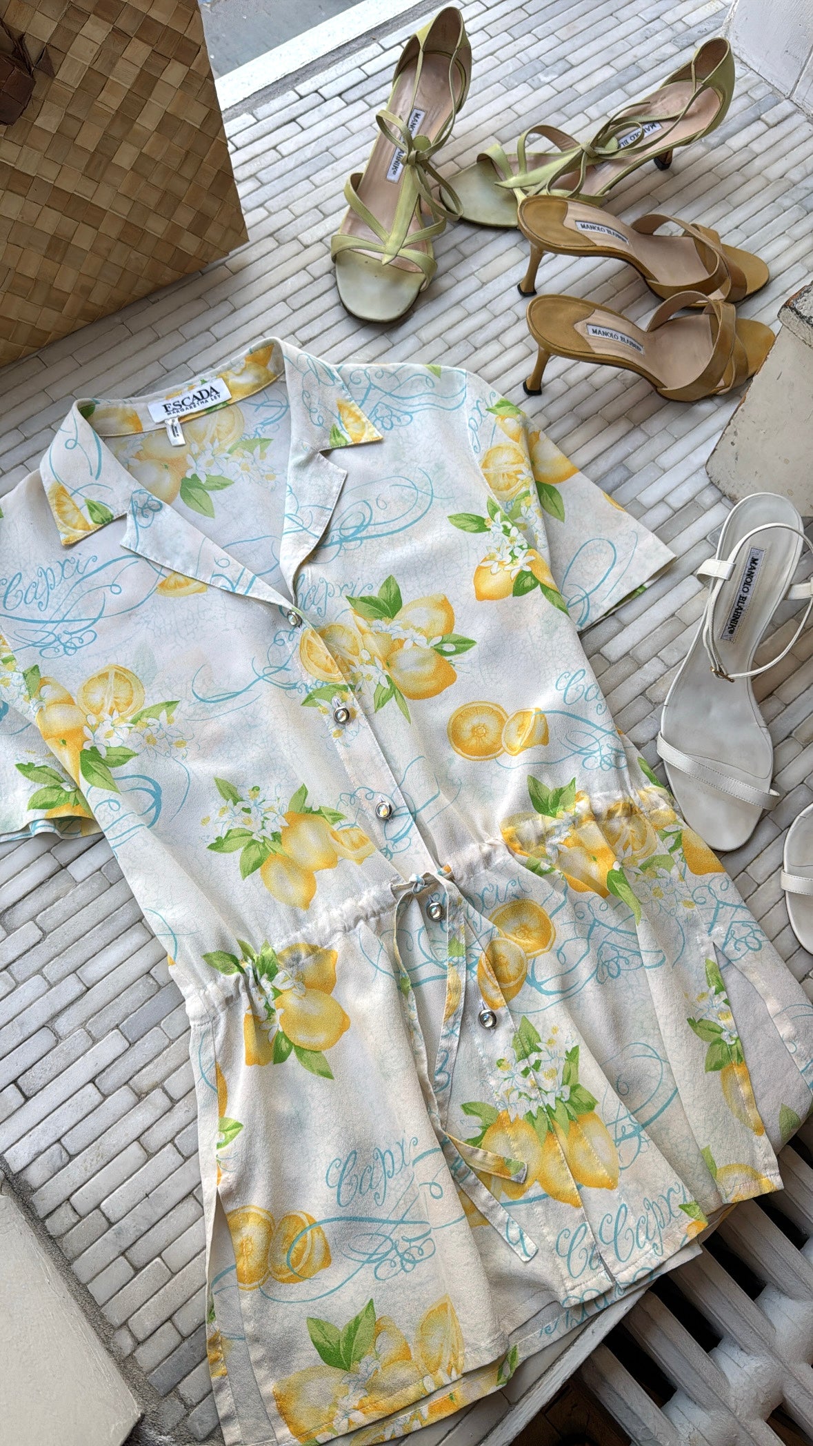 Escada Silk Button-Up