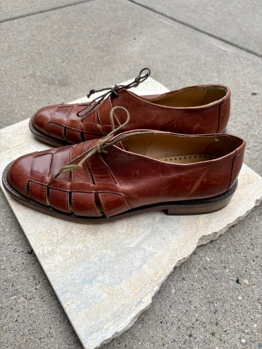 Woven Leather Shoes
