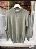 Cashmere Long Sleeve Polo