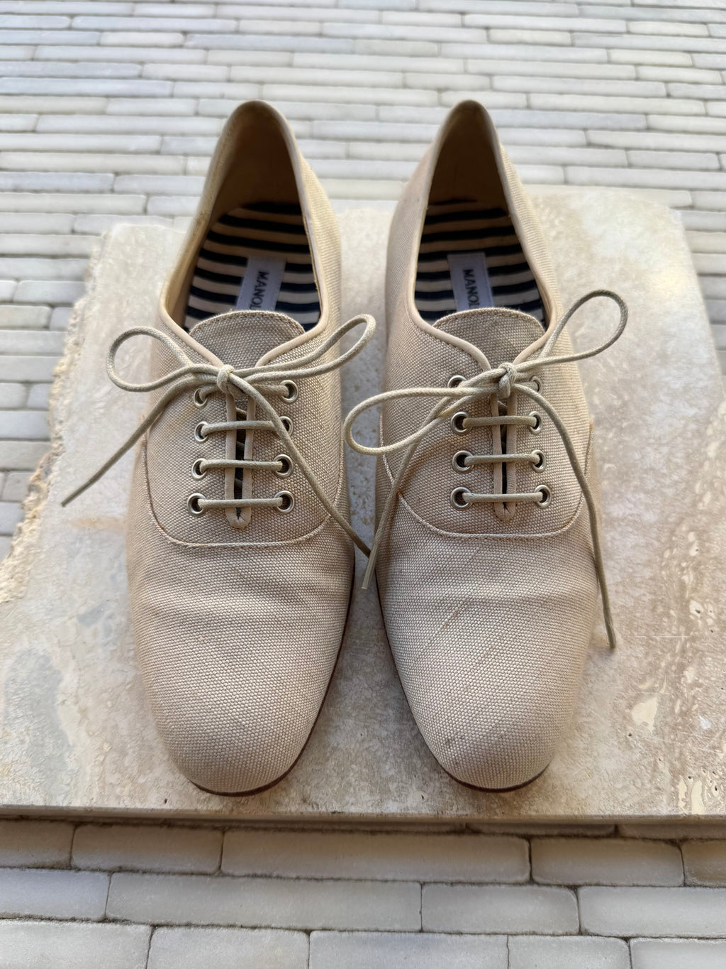 Manolo Blahnik Oxford Shoes