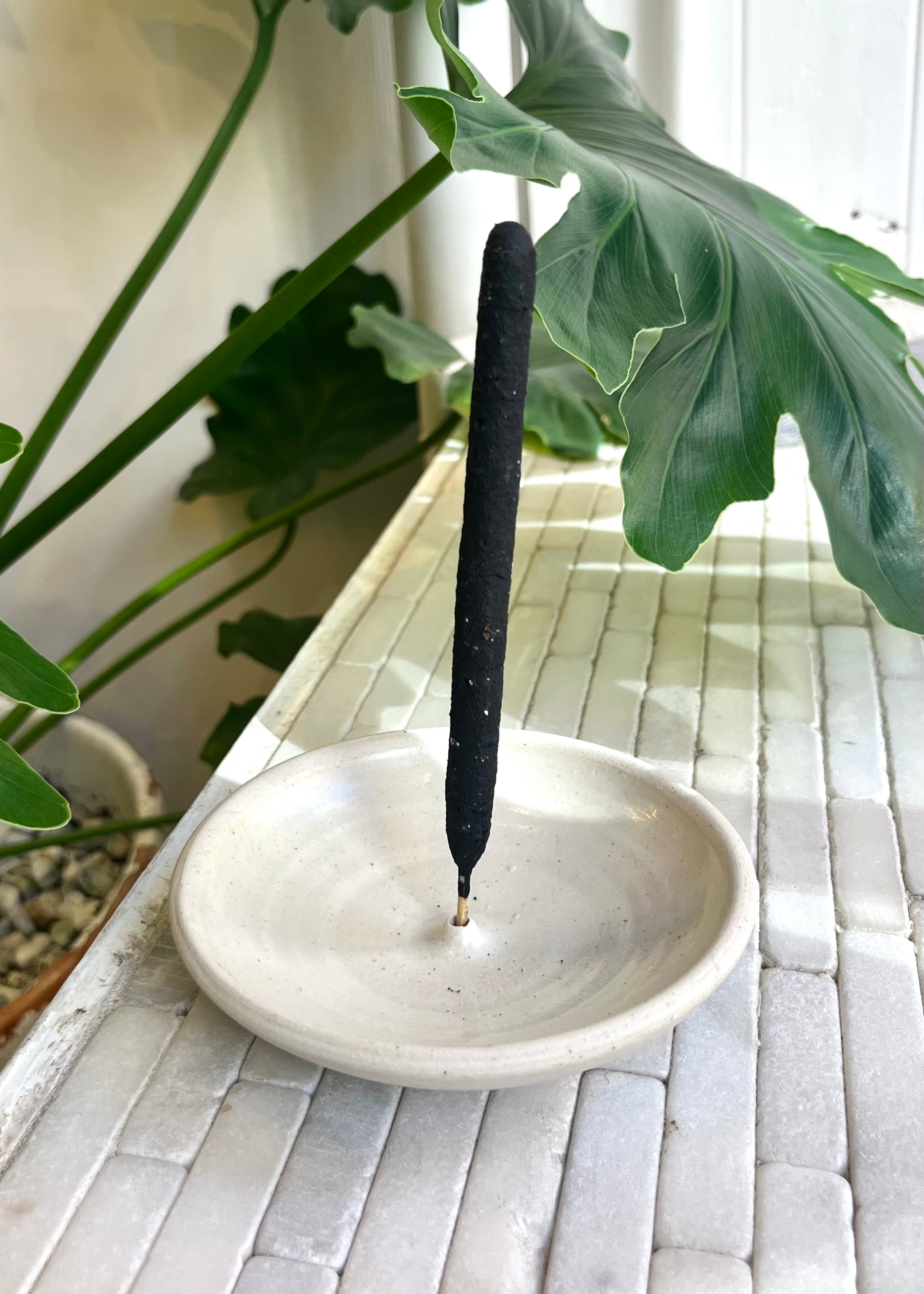 Incausa Stoneware Incense Holder