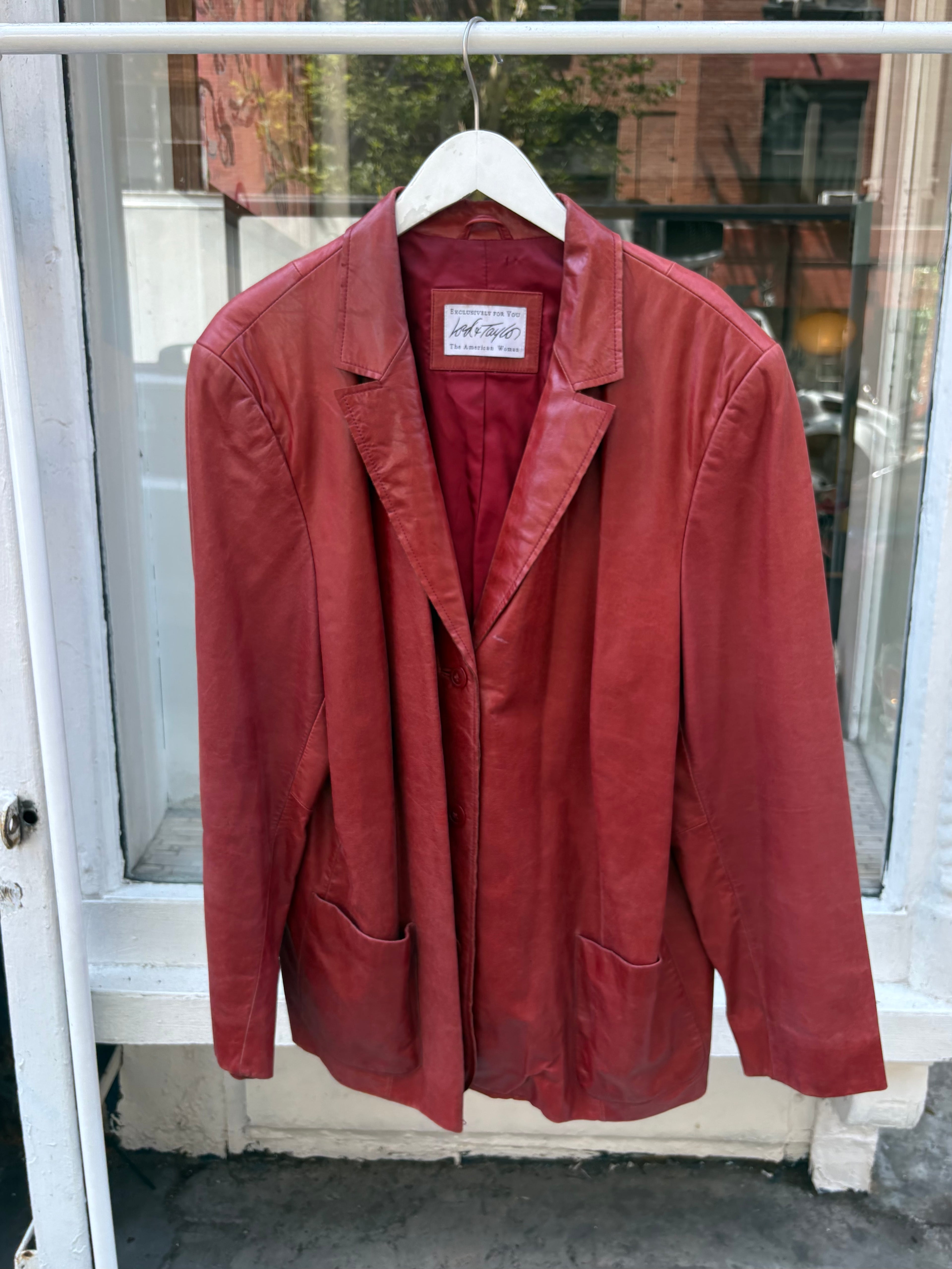 Red Leather Jacket
