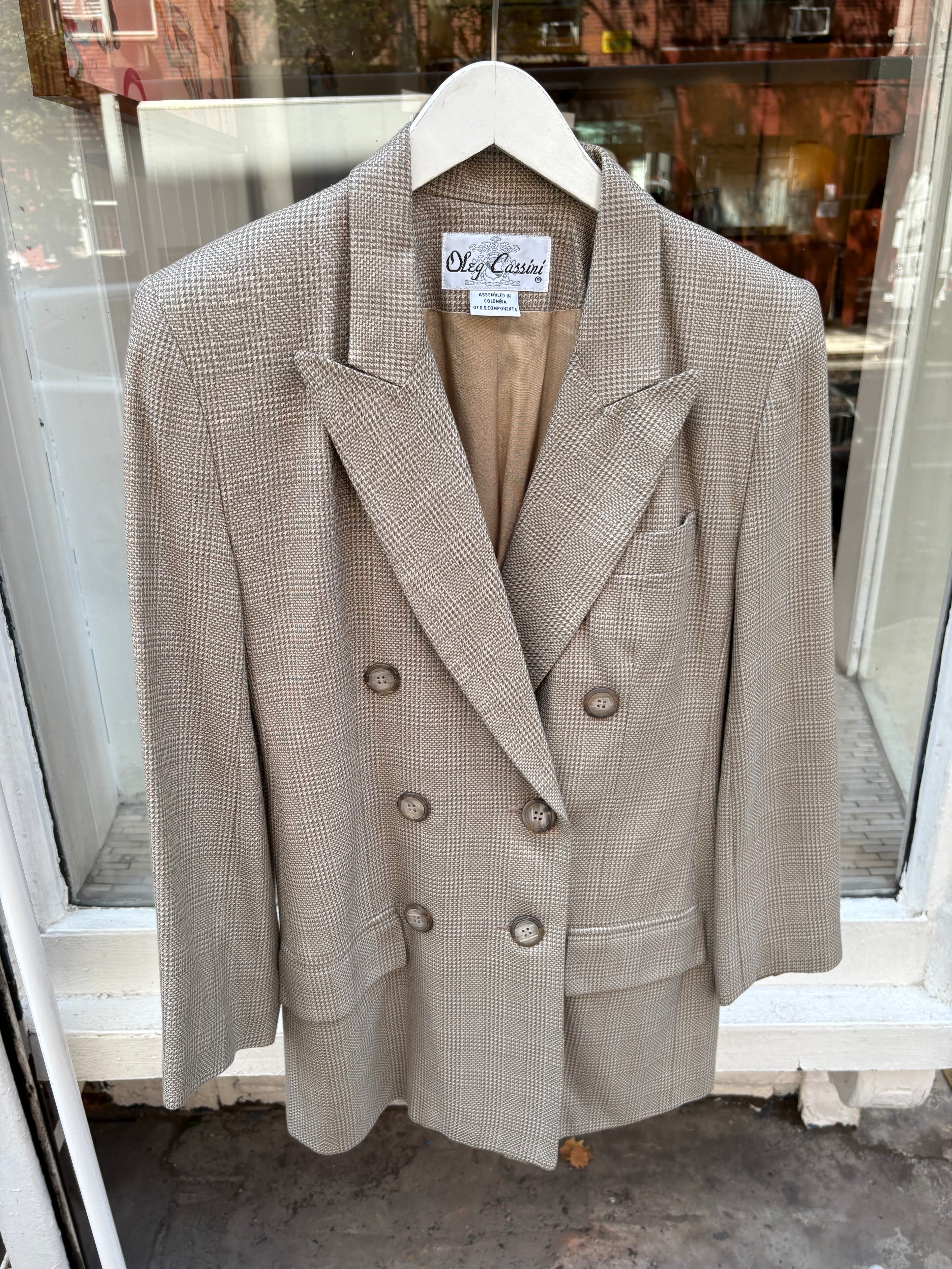 Houndstooth Blazer