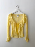 Yellow Lace Top