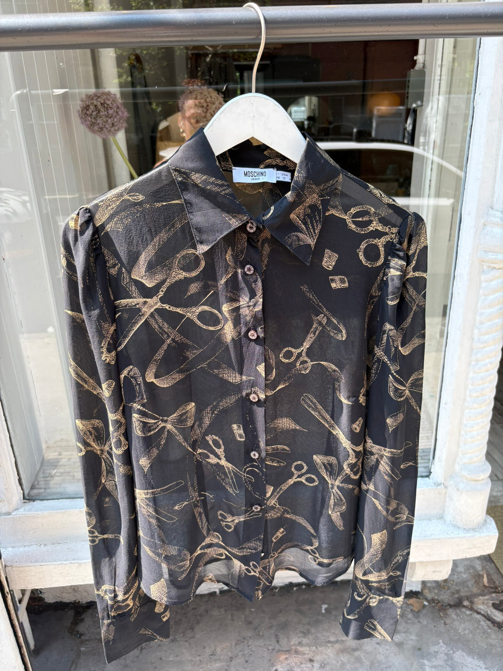 Moschino Sheer Button Up
