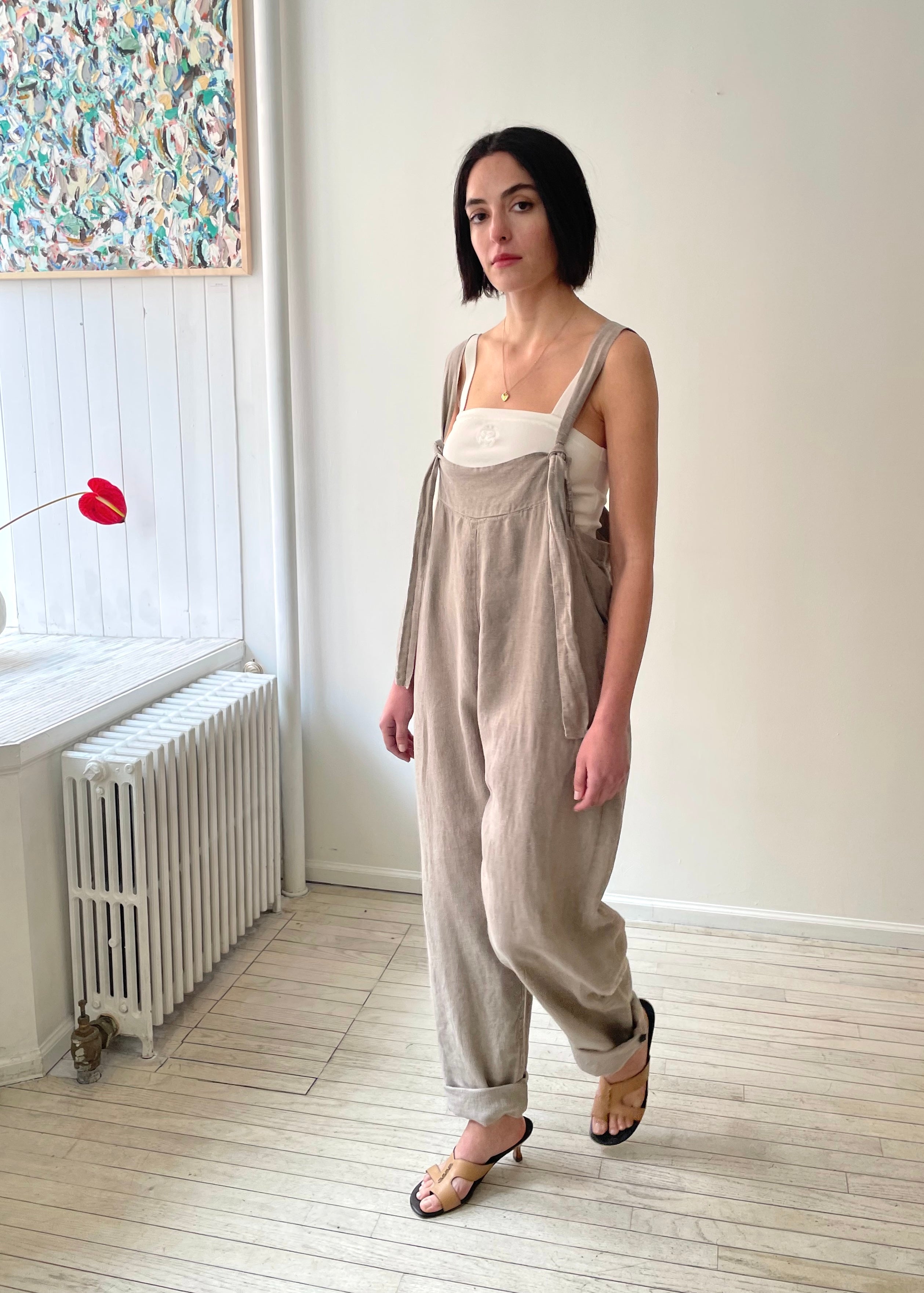 Linen Overalls