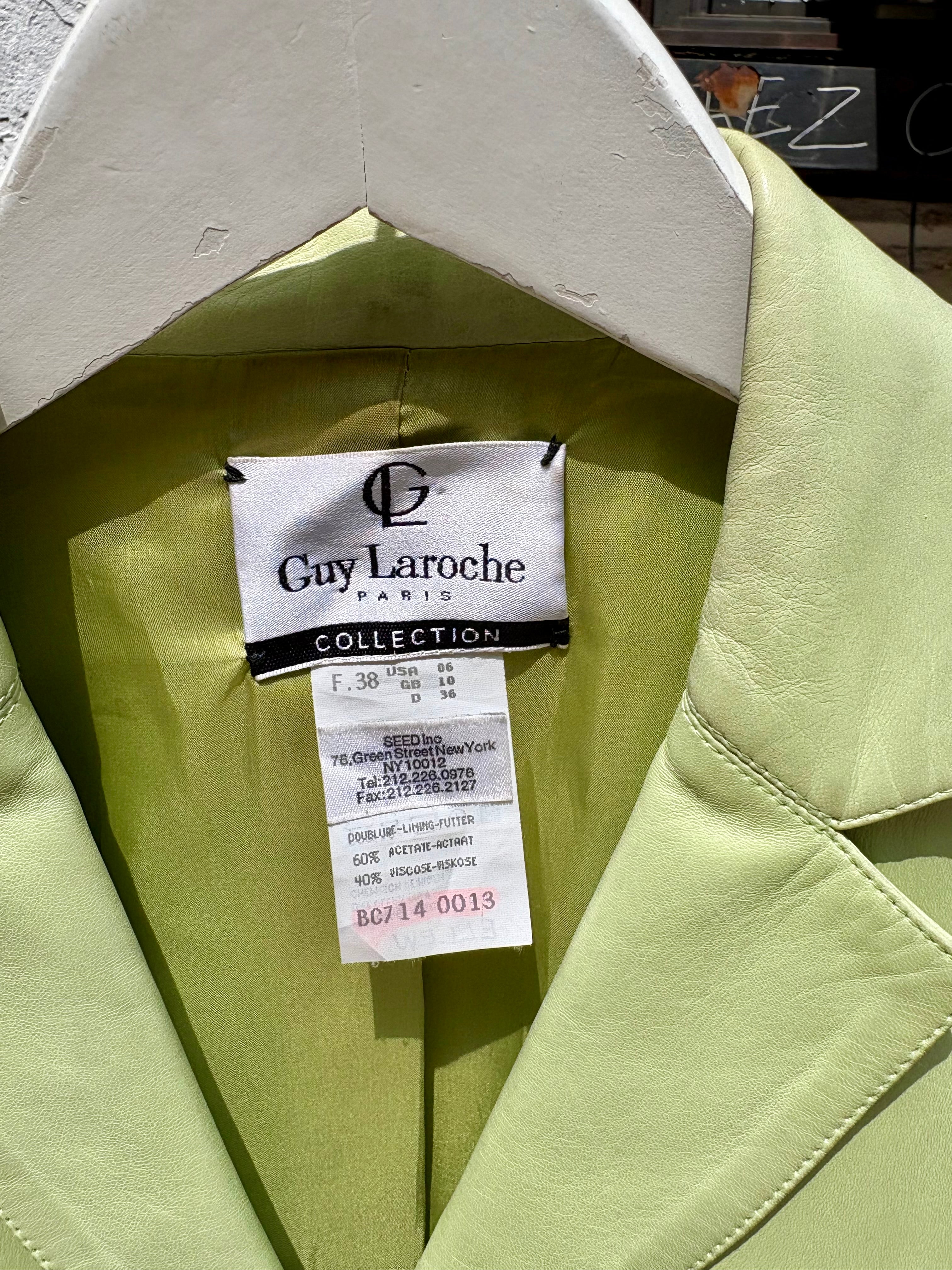 Guy Laroche Leather Jacket