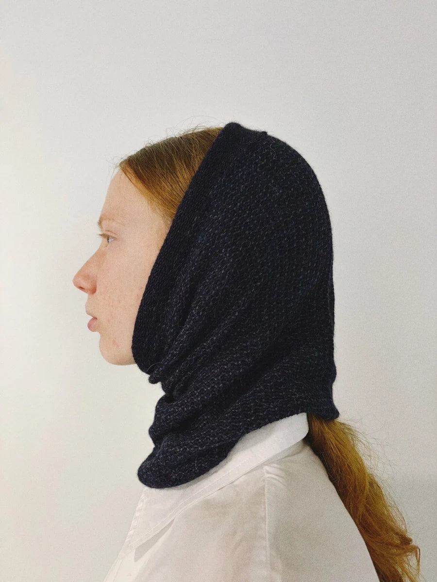 Beanie Snood in Denim Blue