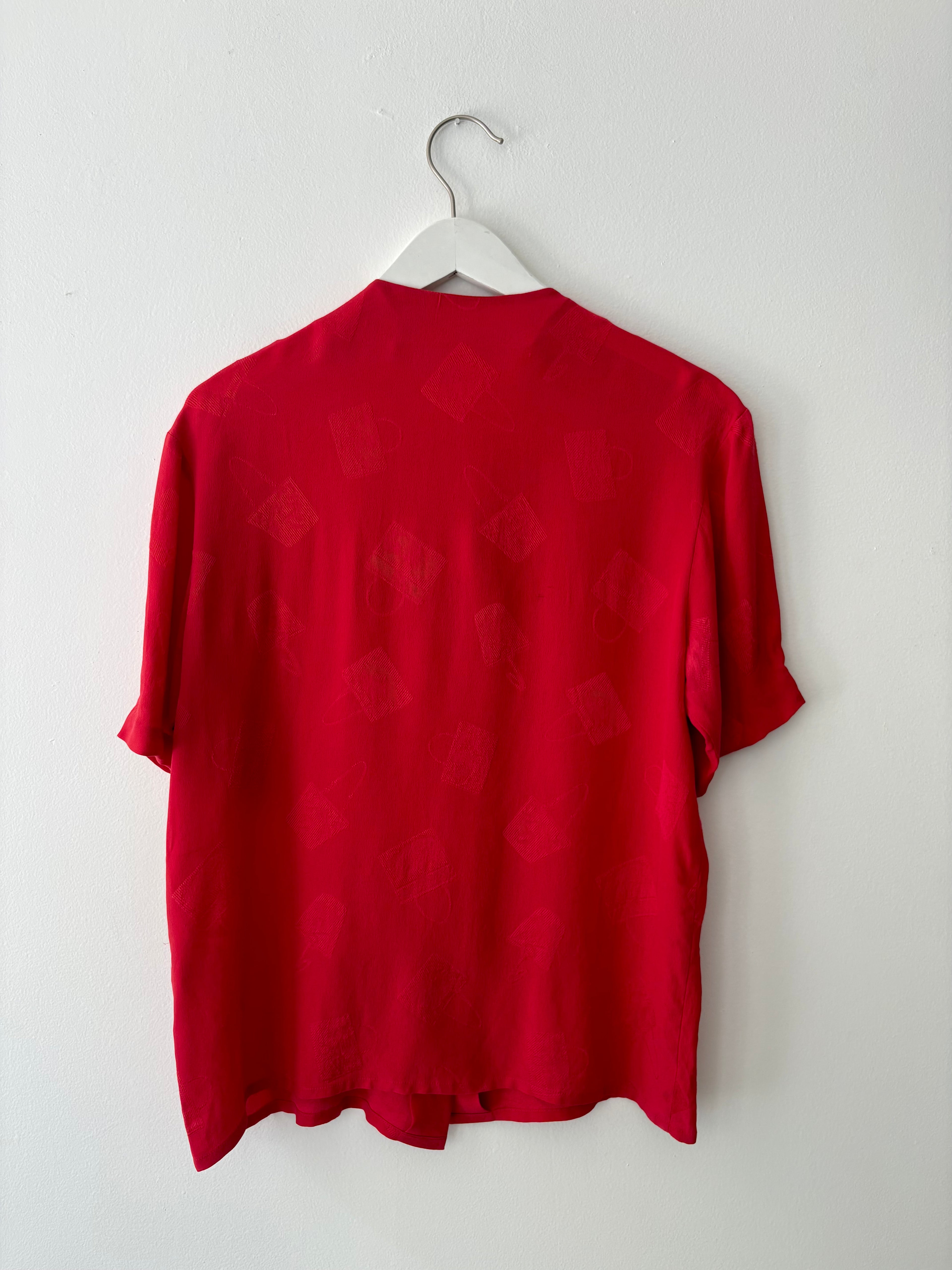 Celine Silk Button Up