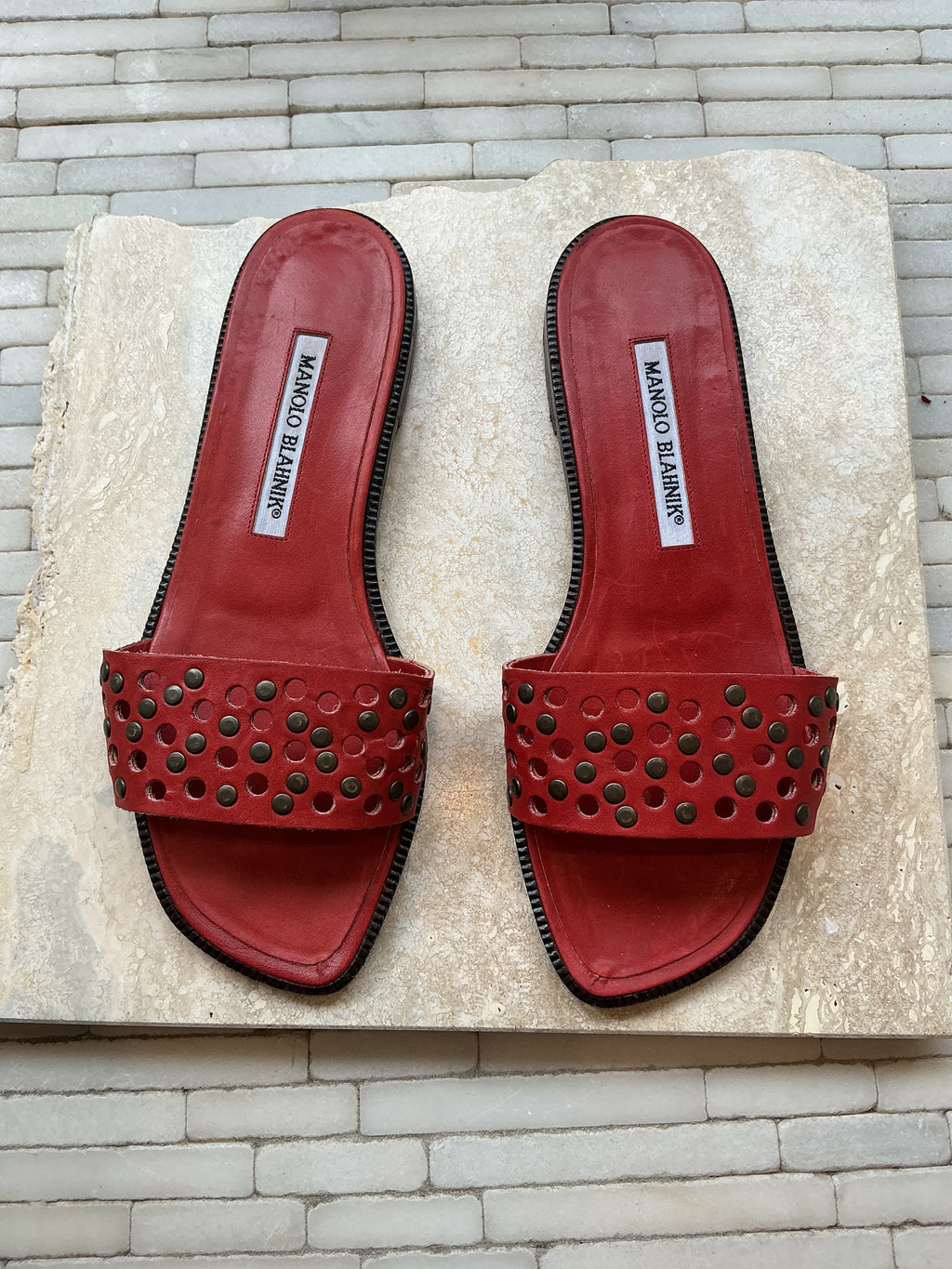 Manolo Blahnik Slides