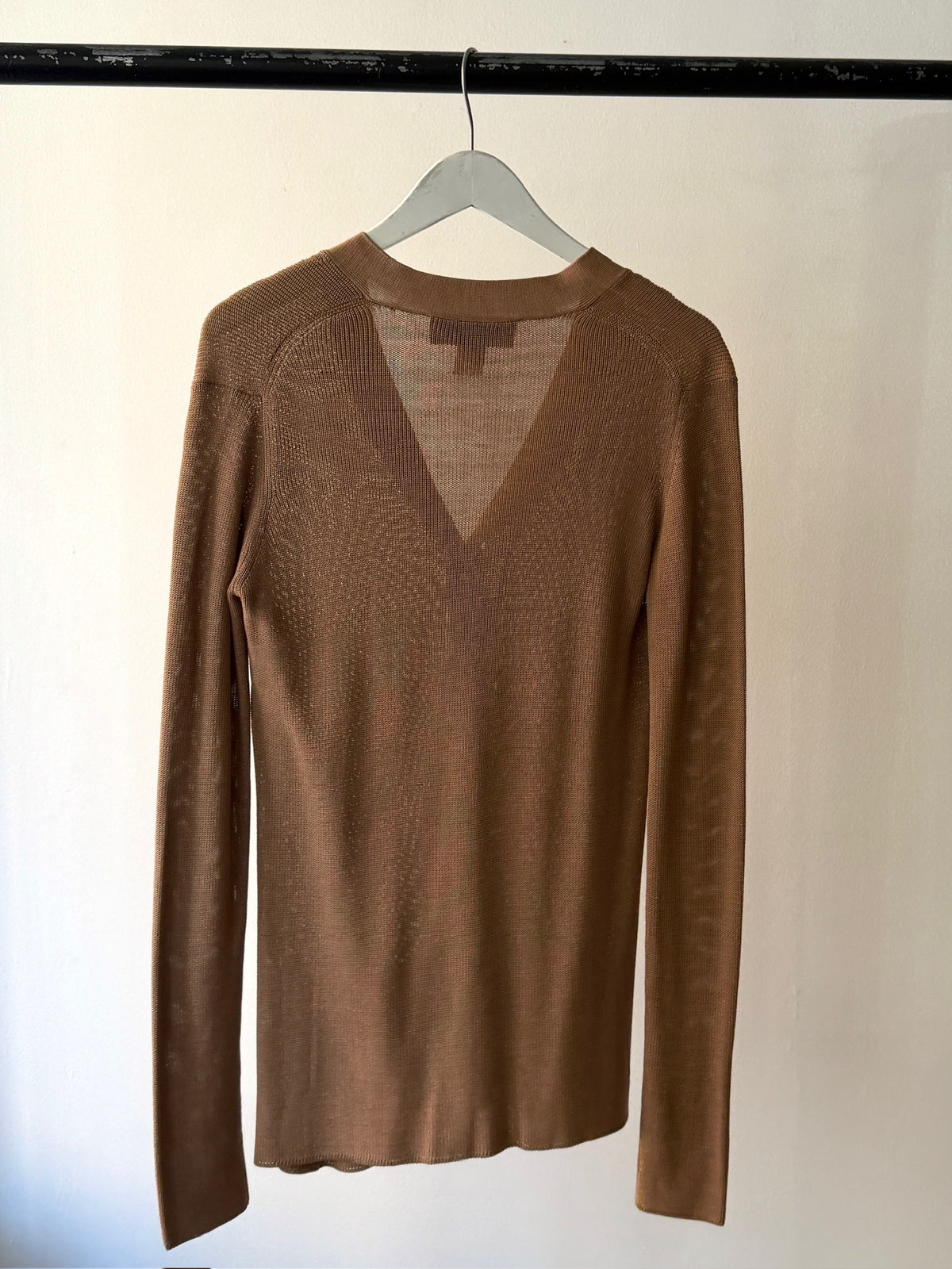 Donna Karan Silk Cardigan