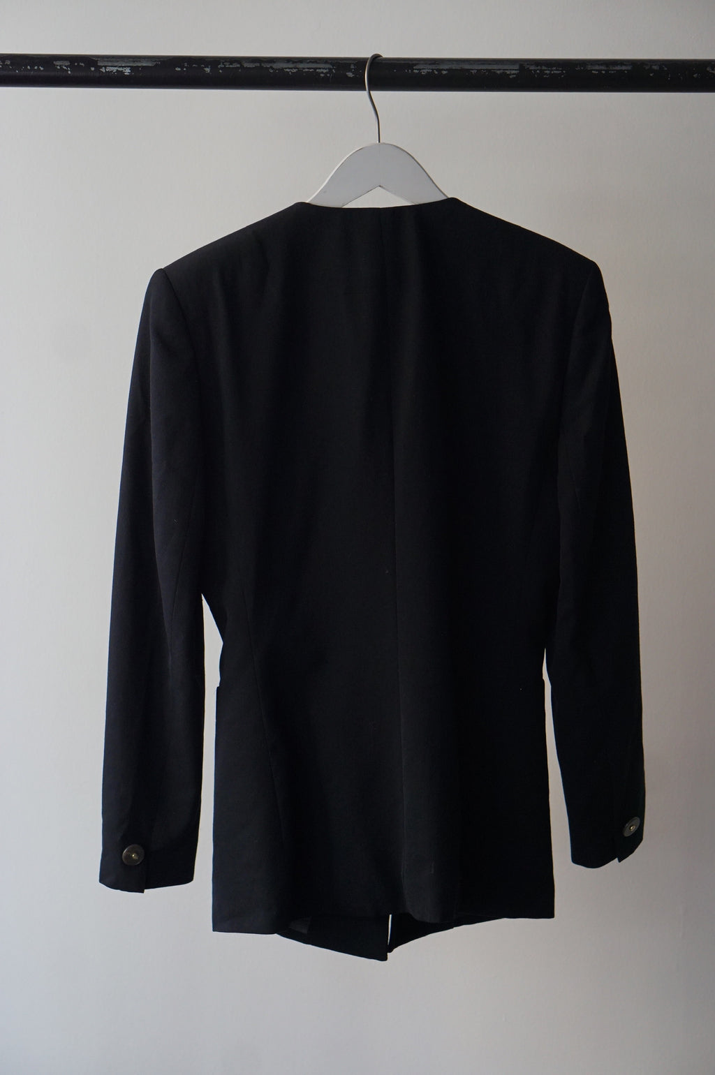 1990s Christian Dior Collarless Blazer