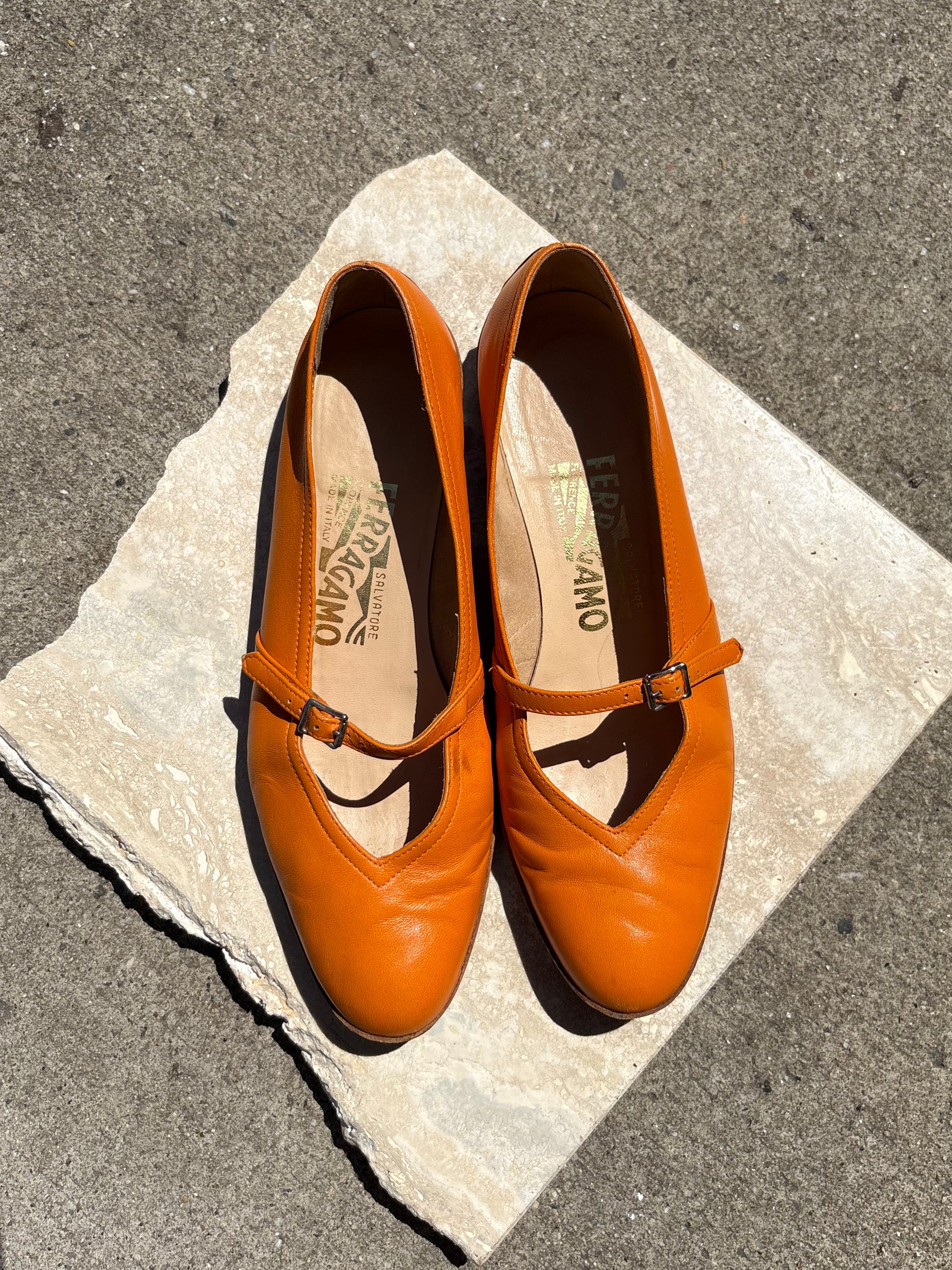 Salvatore Ferragamo Mary Jane Flats
