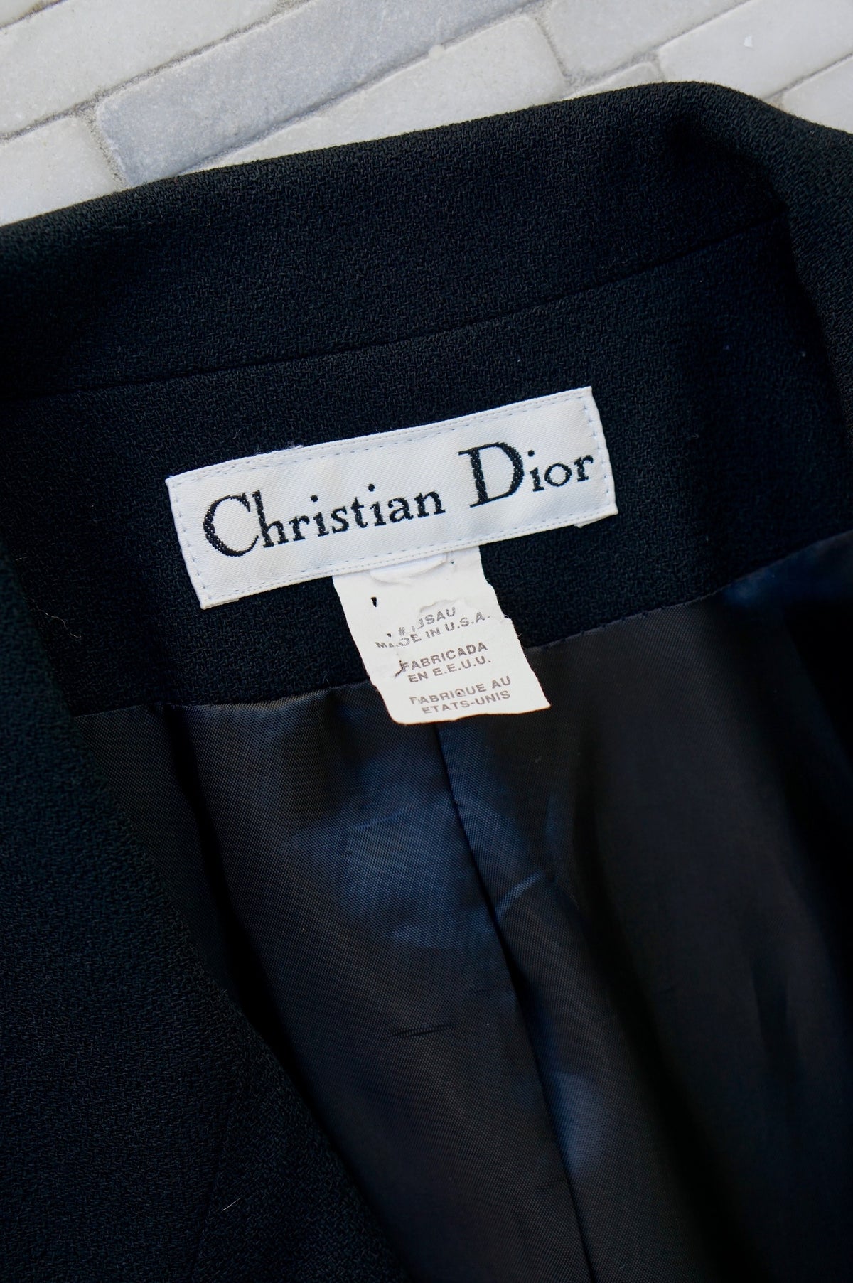 Christian Dior Double Breasted Blazer