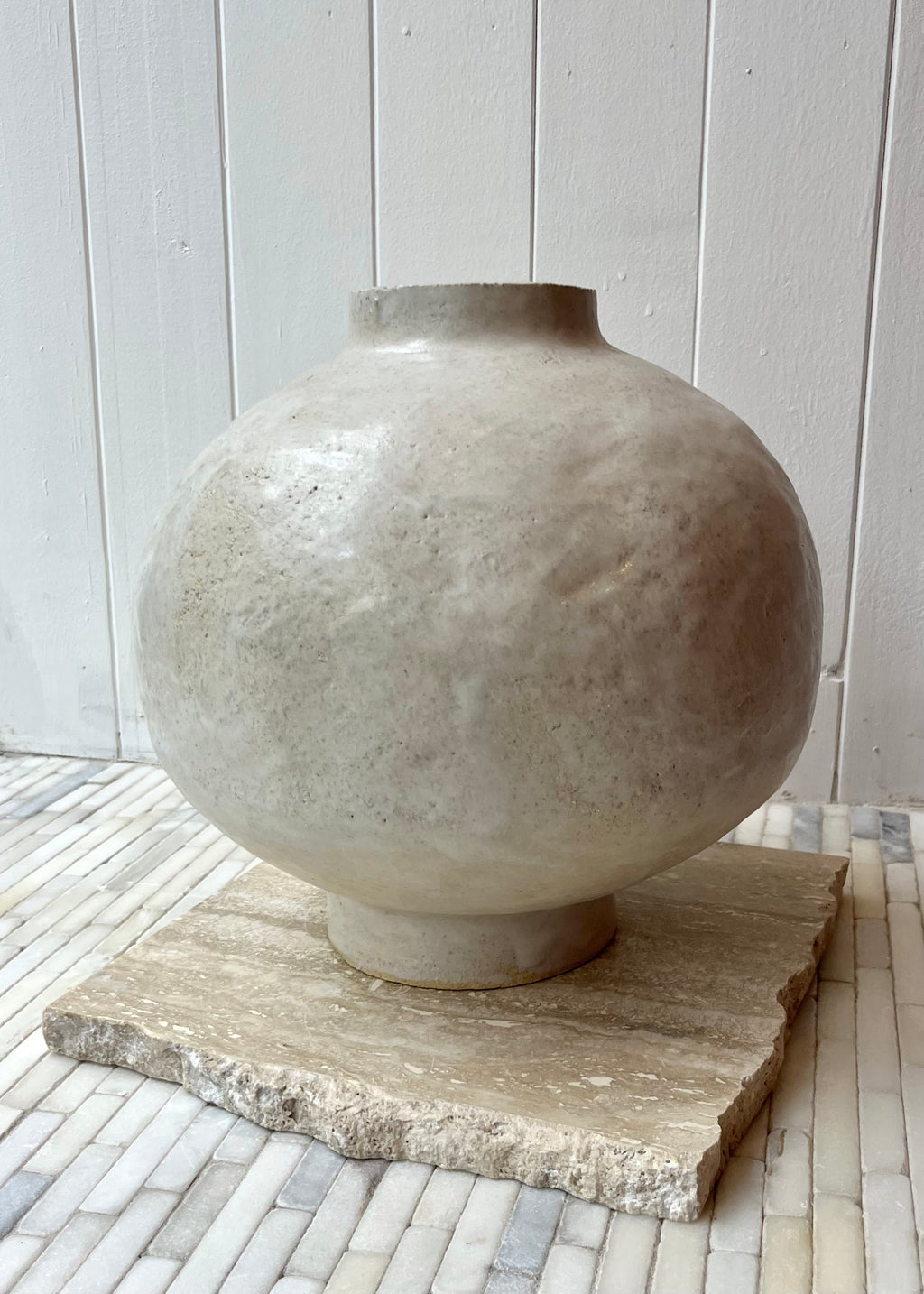 Moon Stoneware Vessel