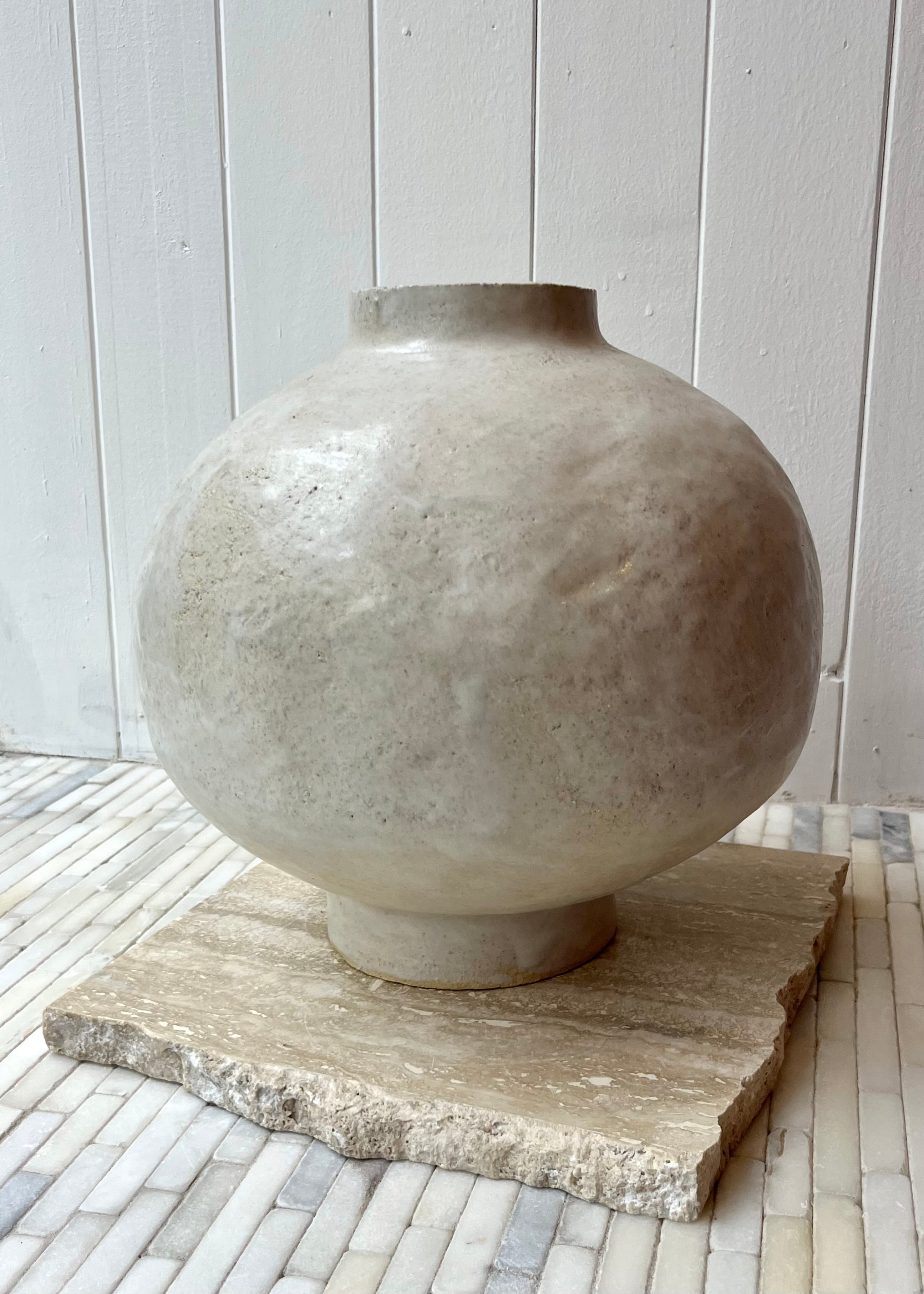 Moon Stoneware Vessel