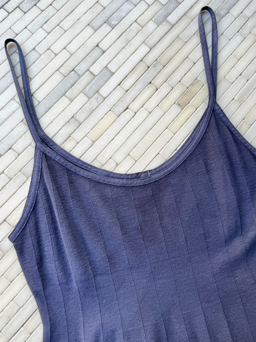 Indigo 50s Cotton Tank