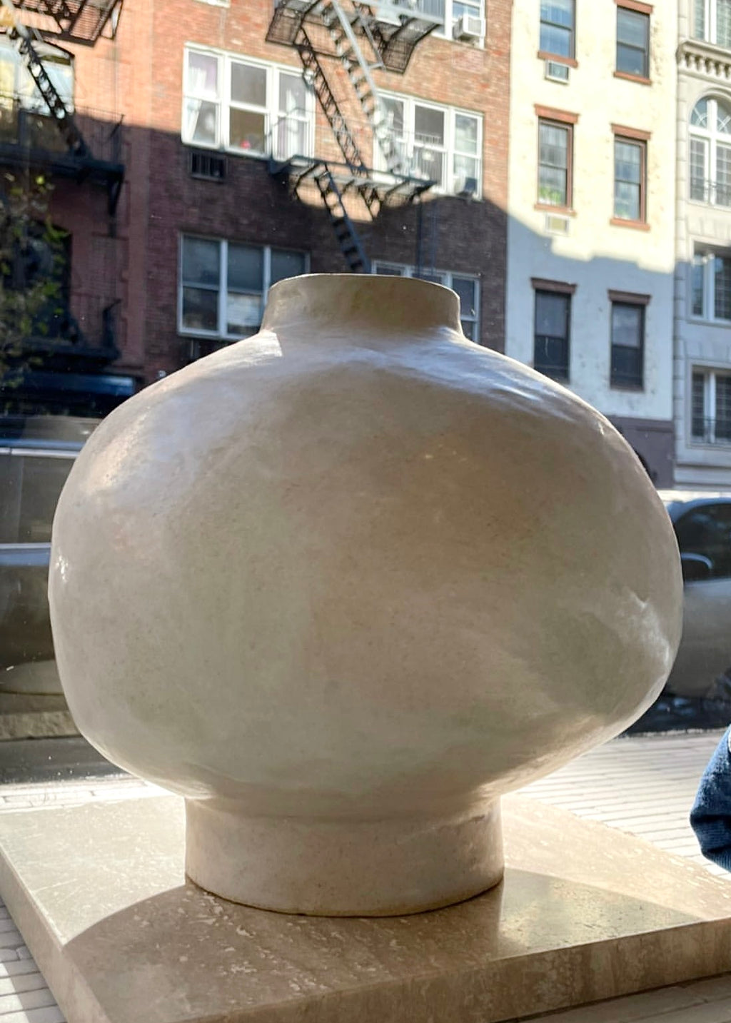 Moon Stoneware Vessel