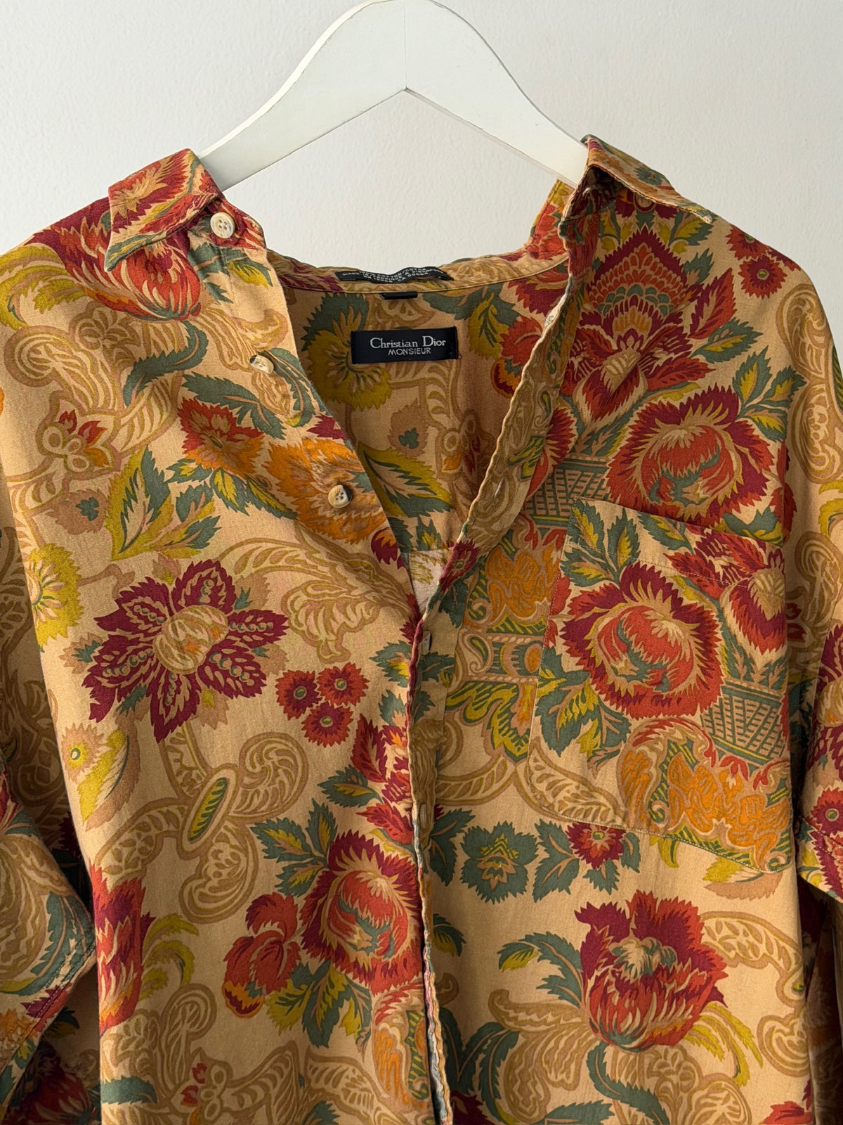 Christian Dior Floral Button Up