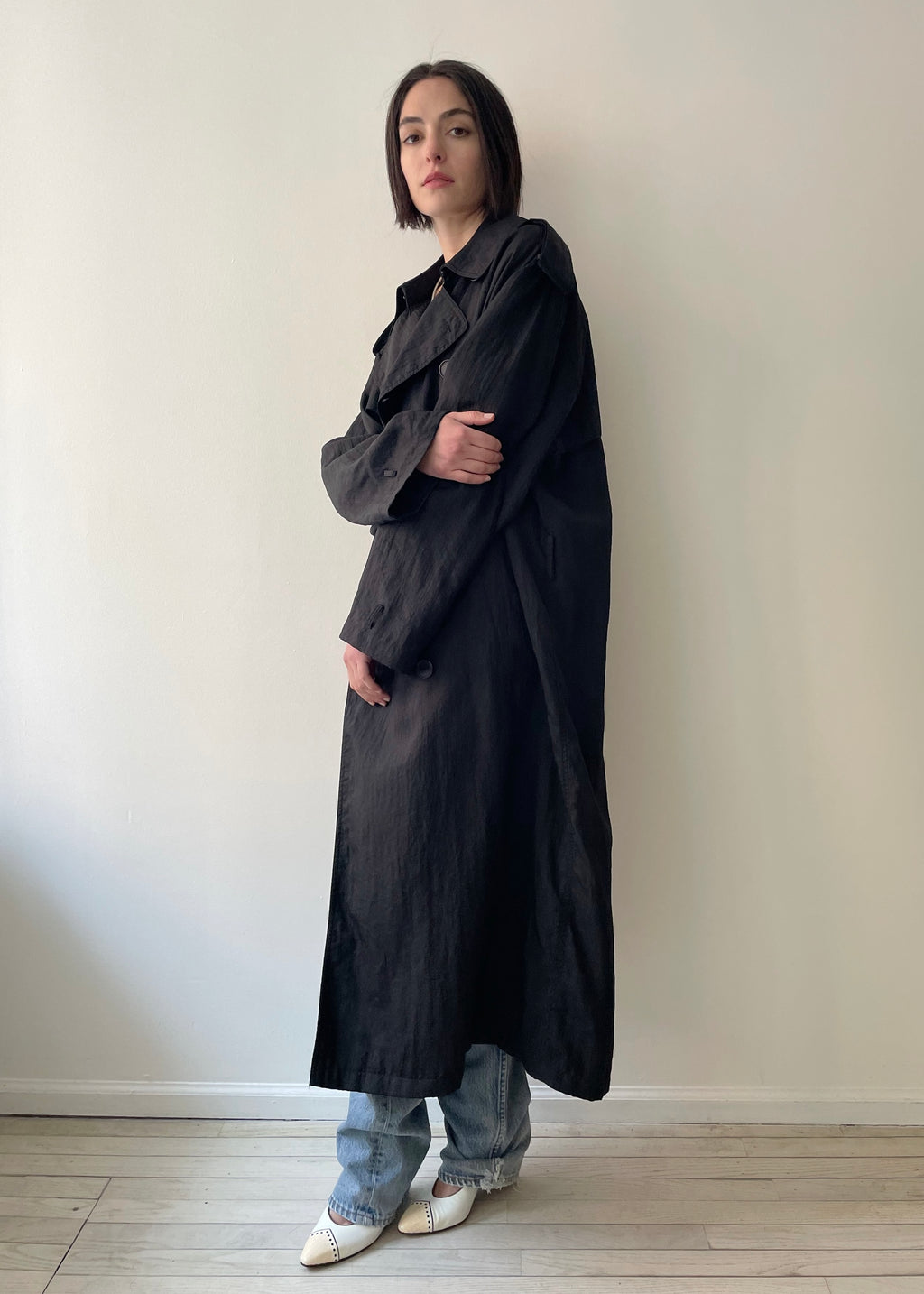 Vintage Armani Nylon Trench