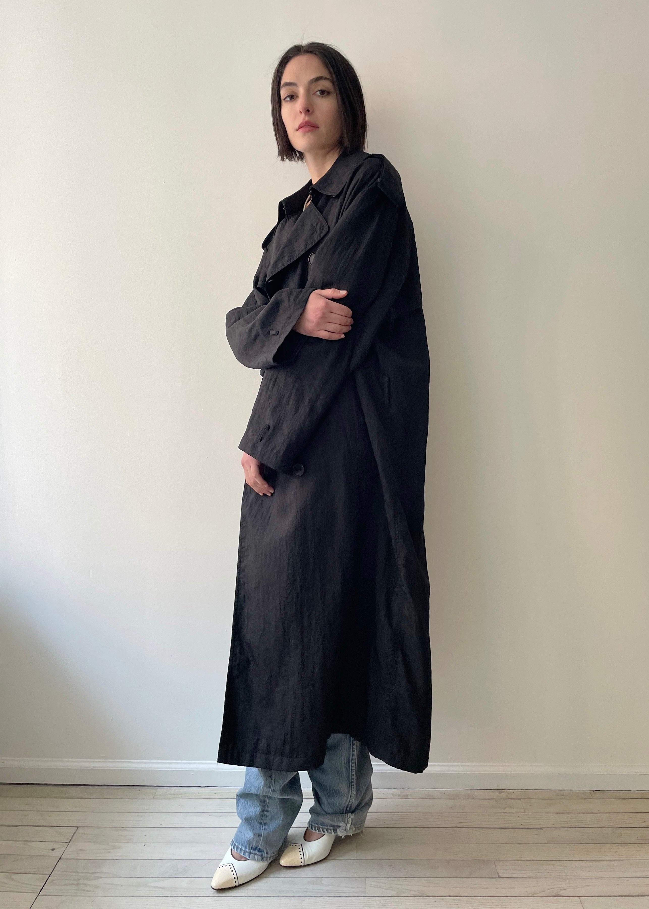 Vintage Armani Nylon Trench