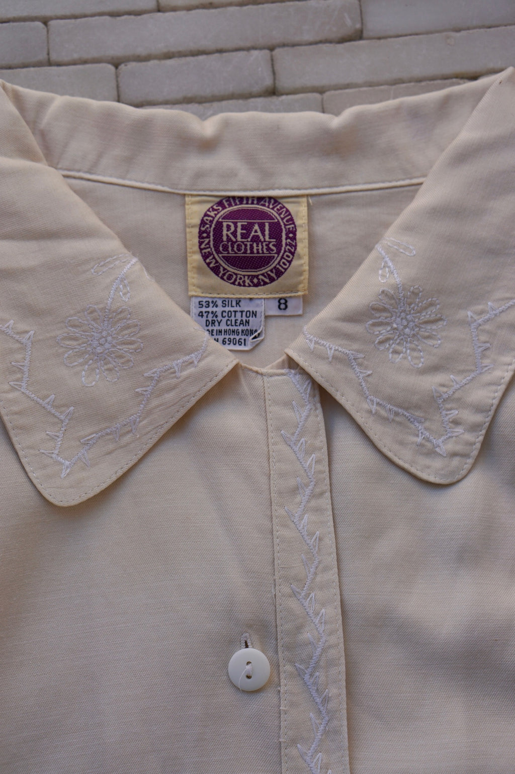 Saks Fifth Avenue Embroidered Button Down