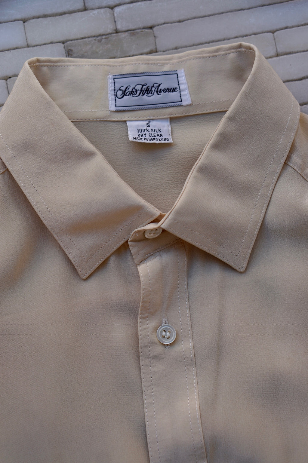 Saks Fifth Avenue Silk Button Down