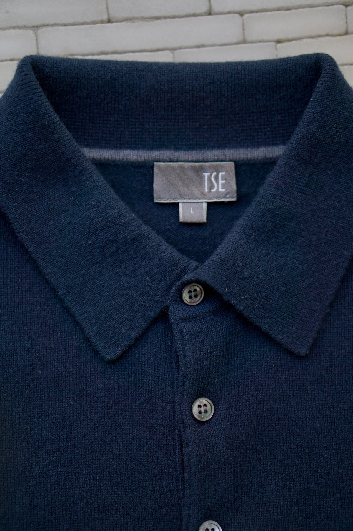 TSE Cashmere Polo Sweater