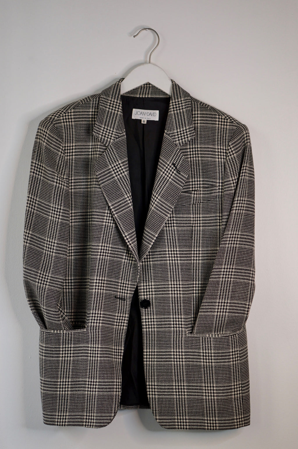 Joan & David Plaid Blazer