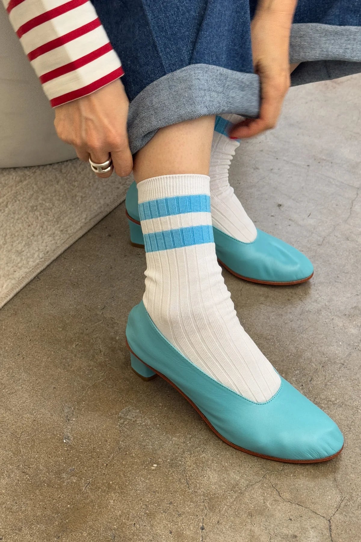 Le Bon Shoppe Her Varsity Socks