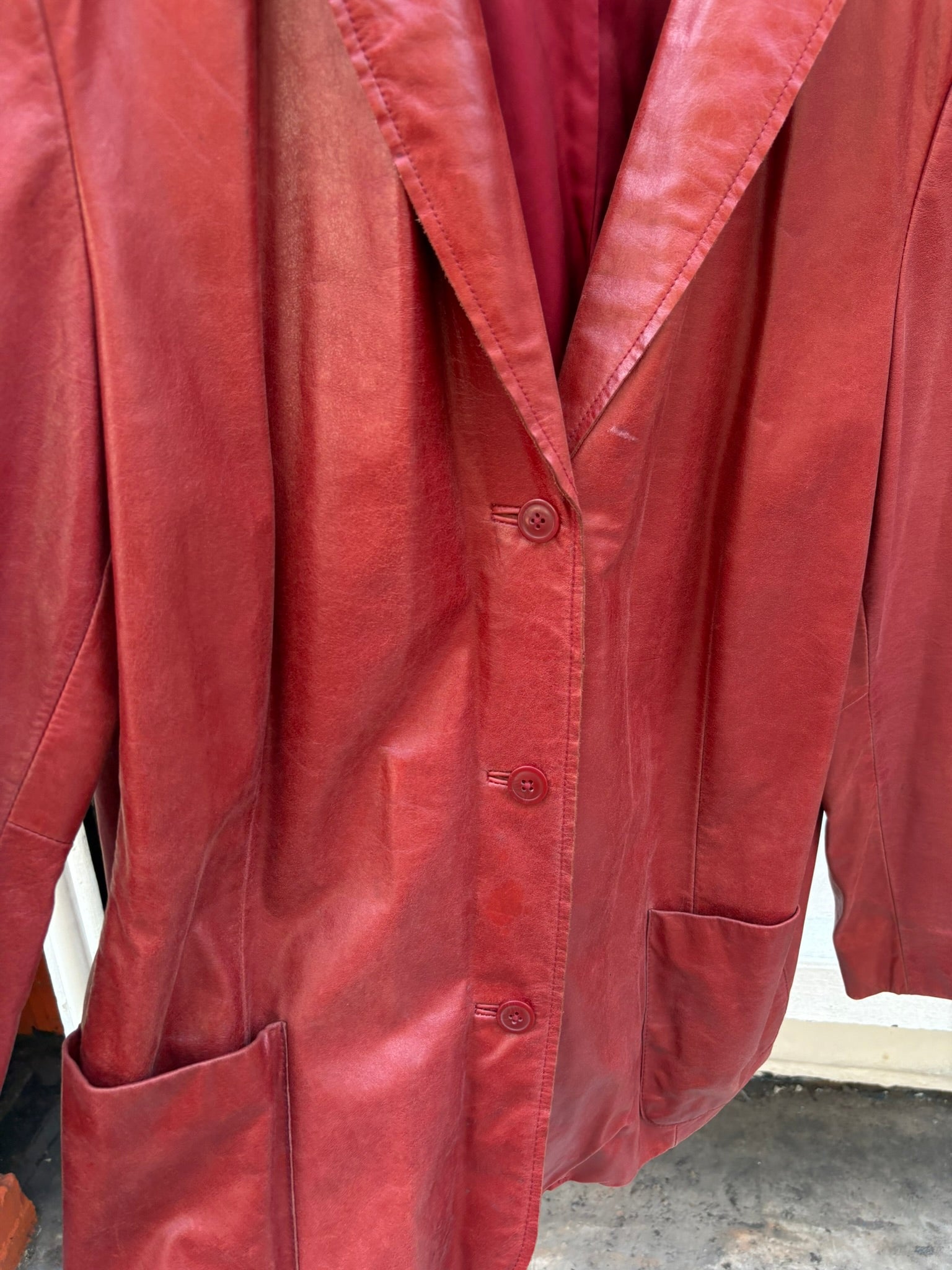Red Leather Jacket