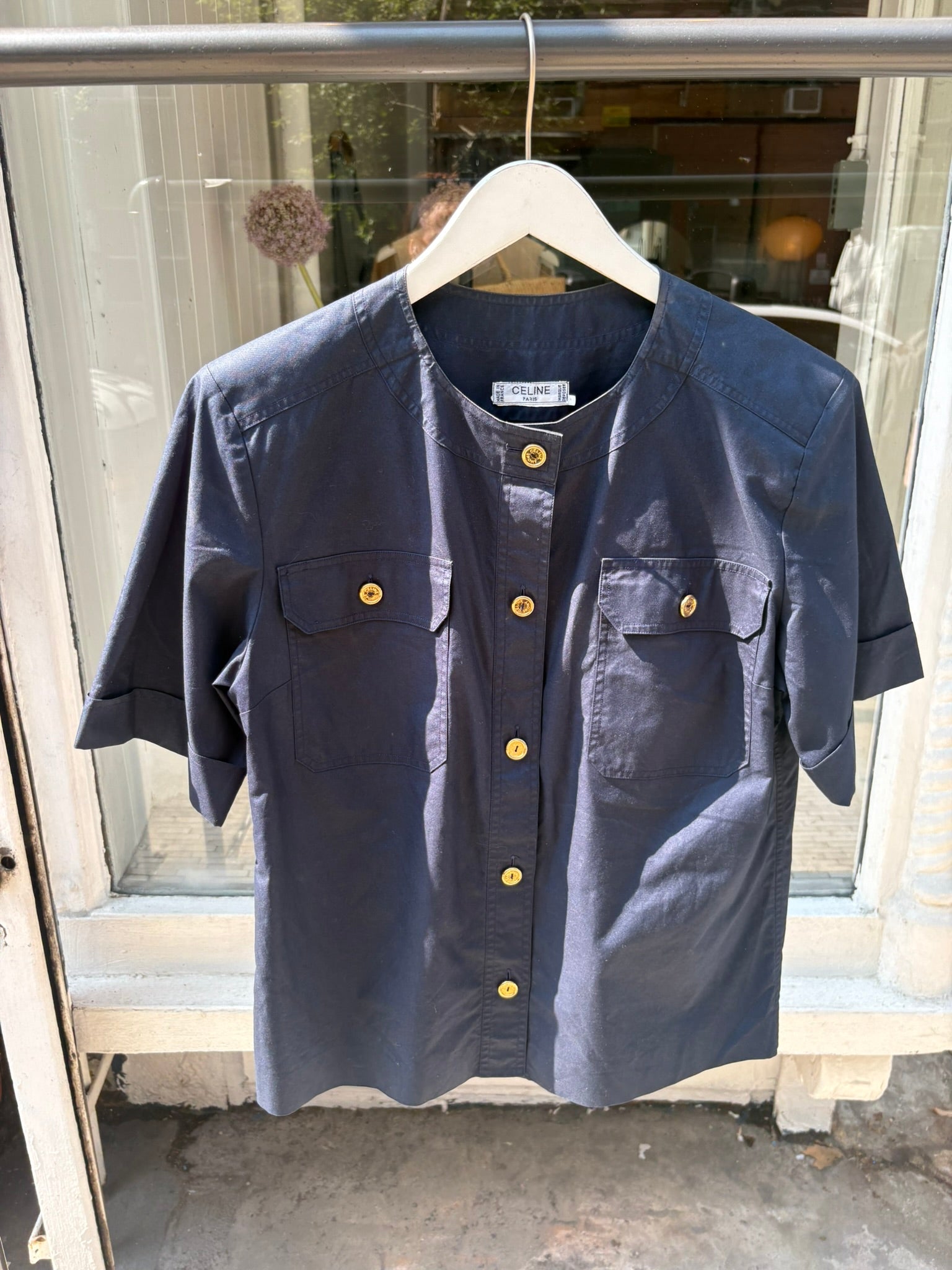 Celine Short Sleeve Button Up