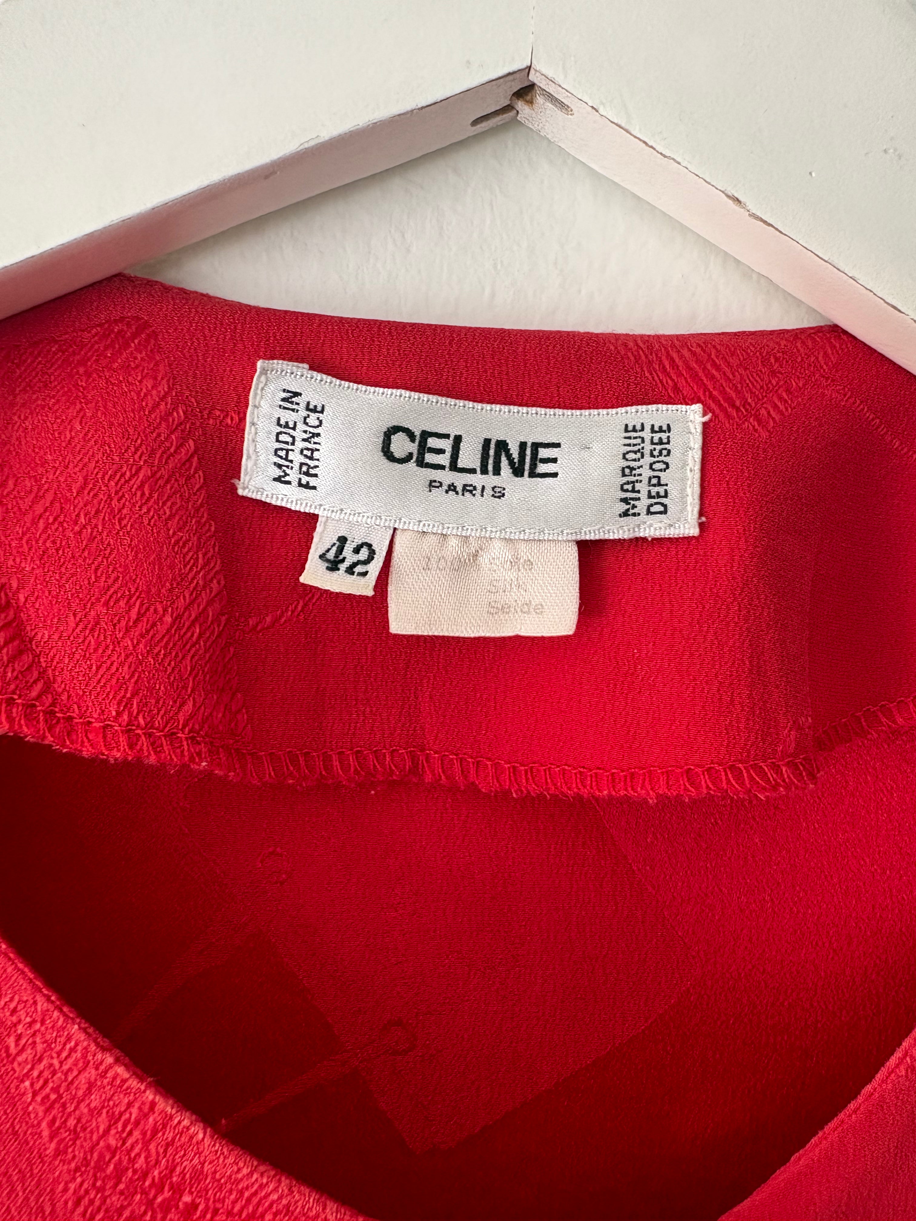 Celine Silk Button Up
