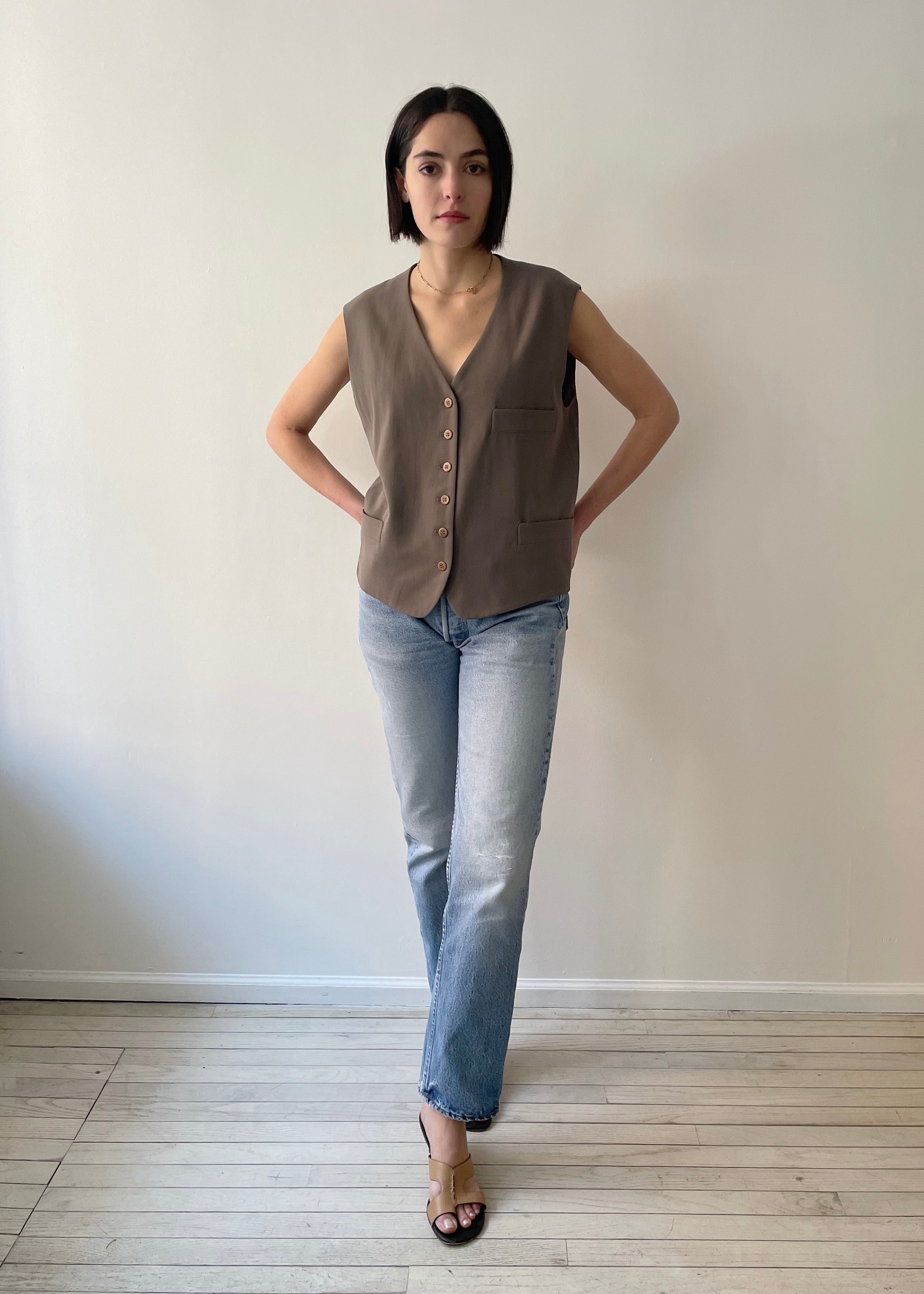 Vintage Armani Menswear Vest