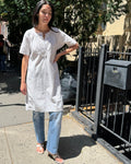 French Linen Early 1900s Dress