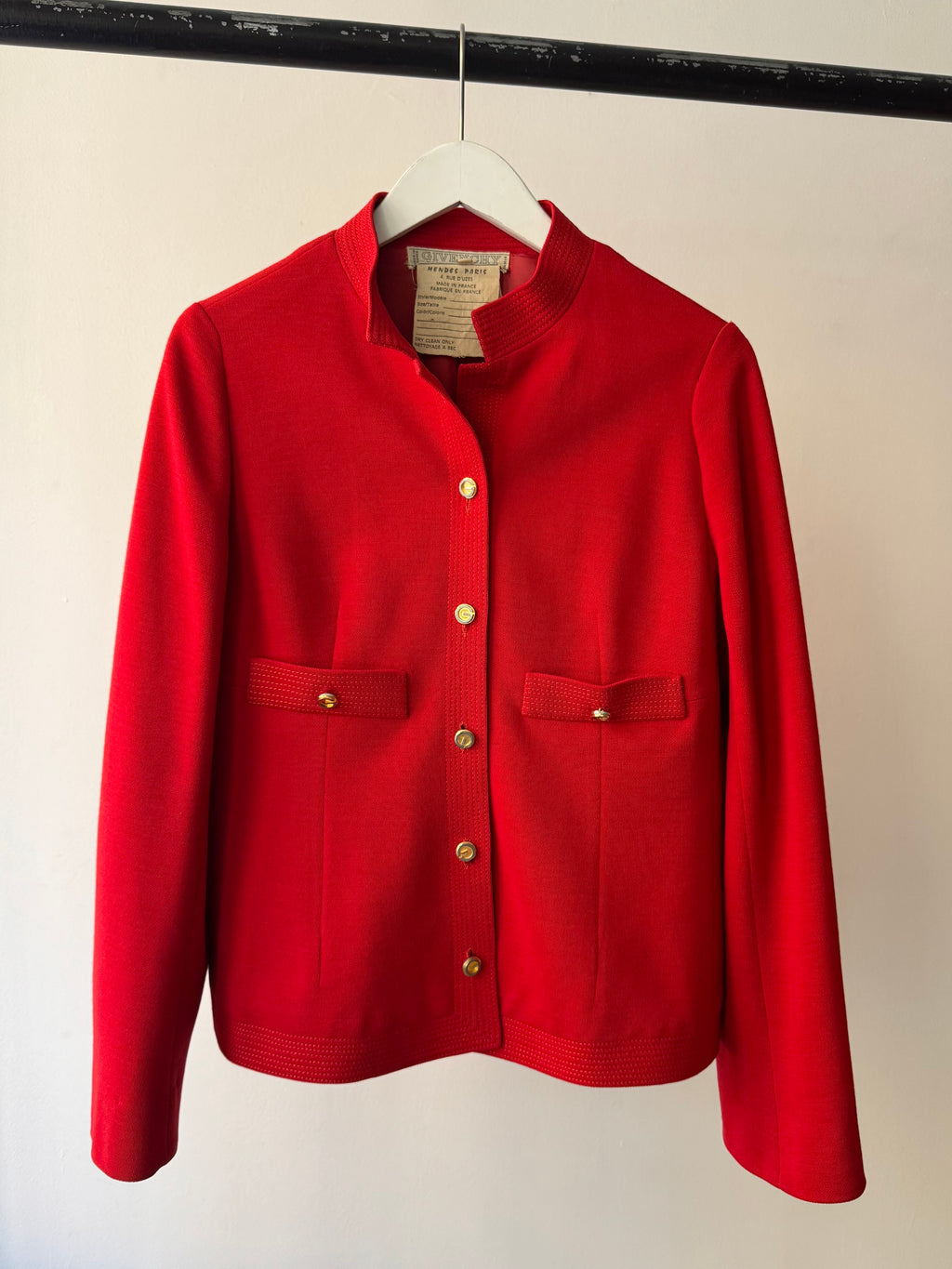 1970s Givenchy Cherry Suit Set