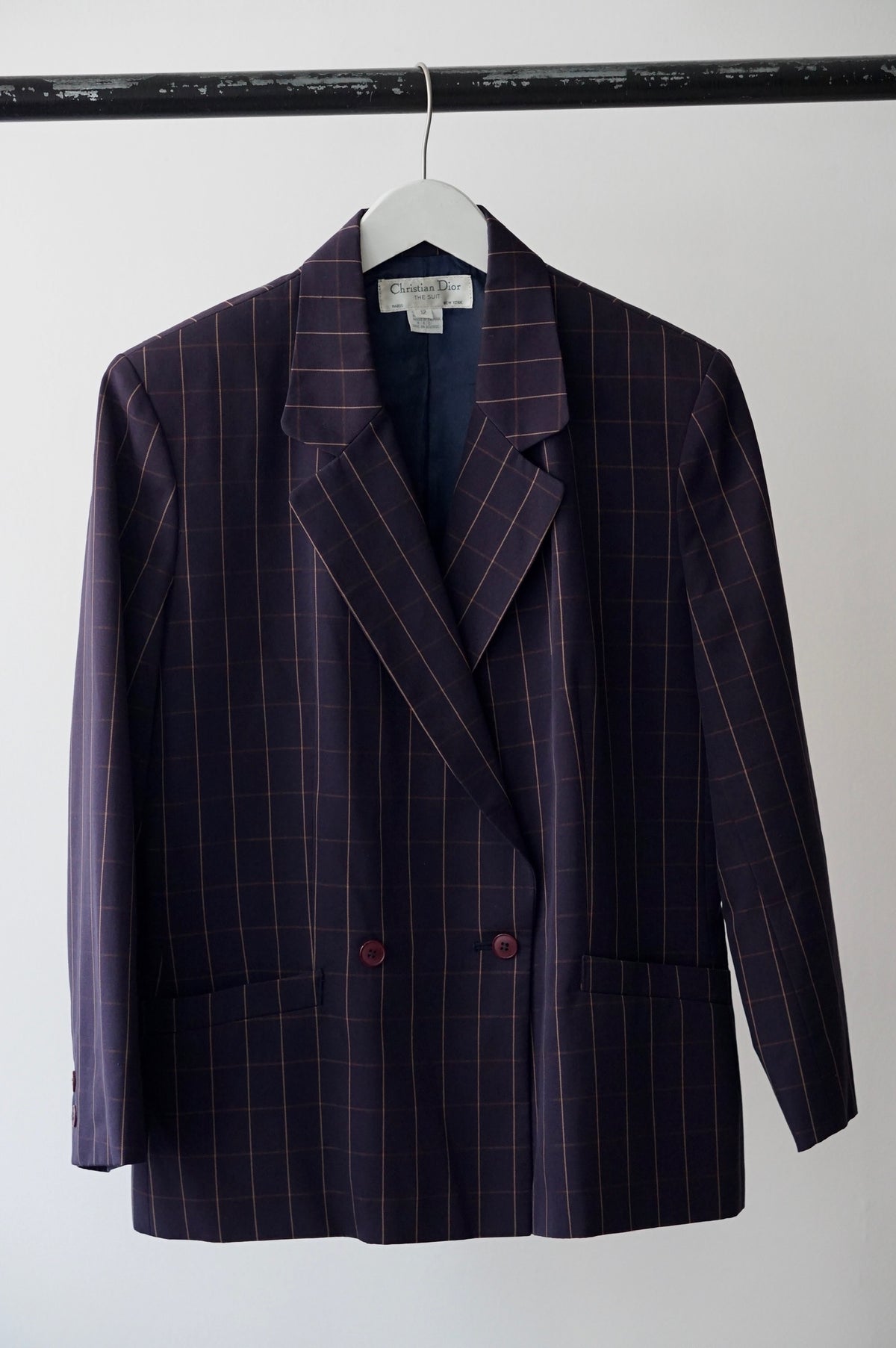Christian Dior Plaid Blazer