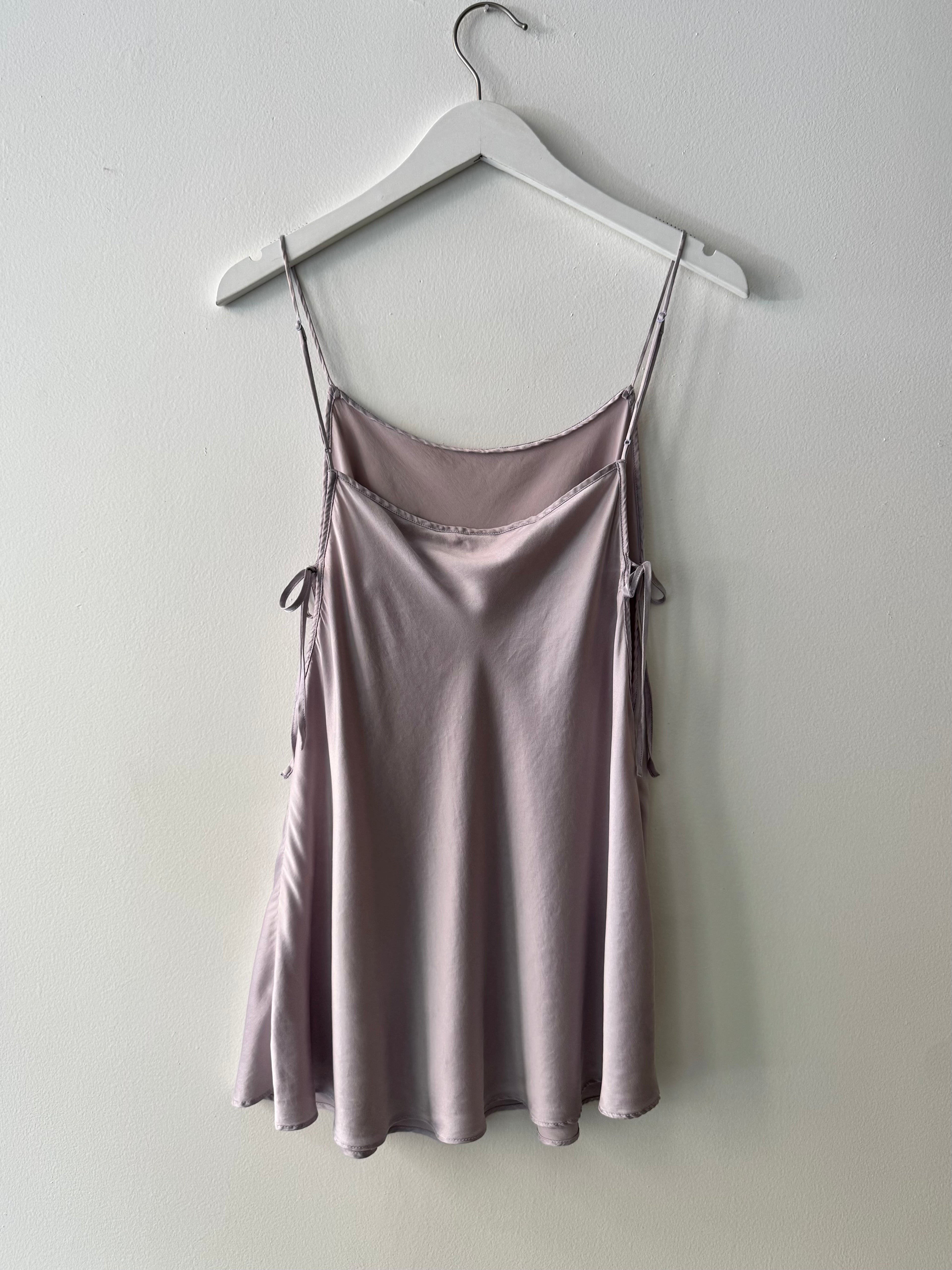 Silk Mini Slip Dress