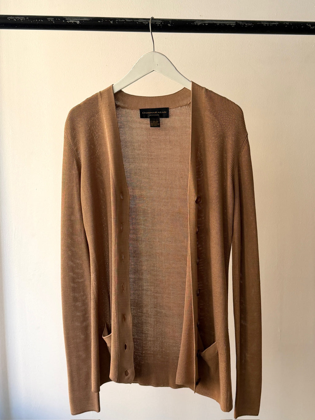 Donna Karan Silk Cardigan