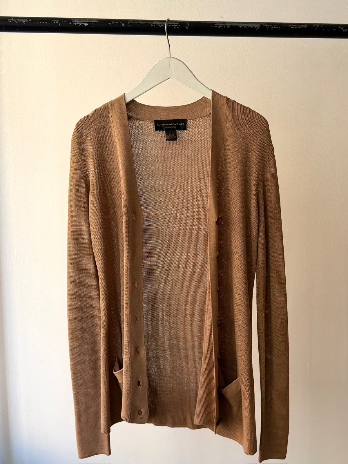 Donna Karan Silk Cardigan