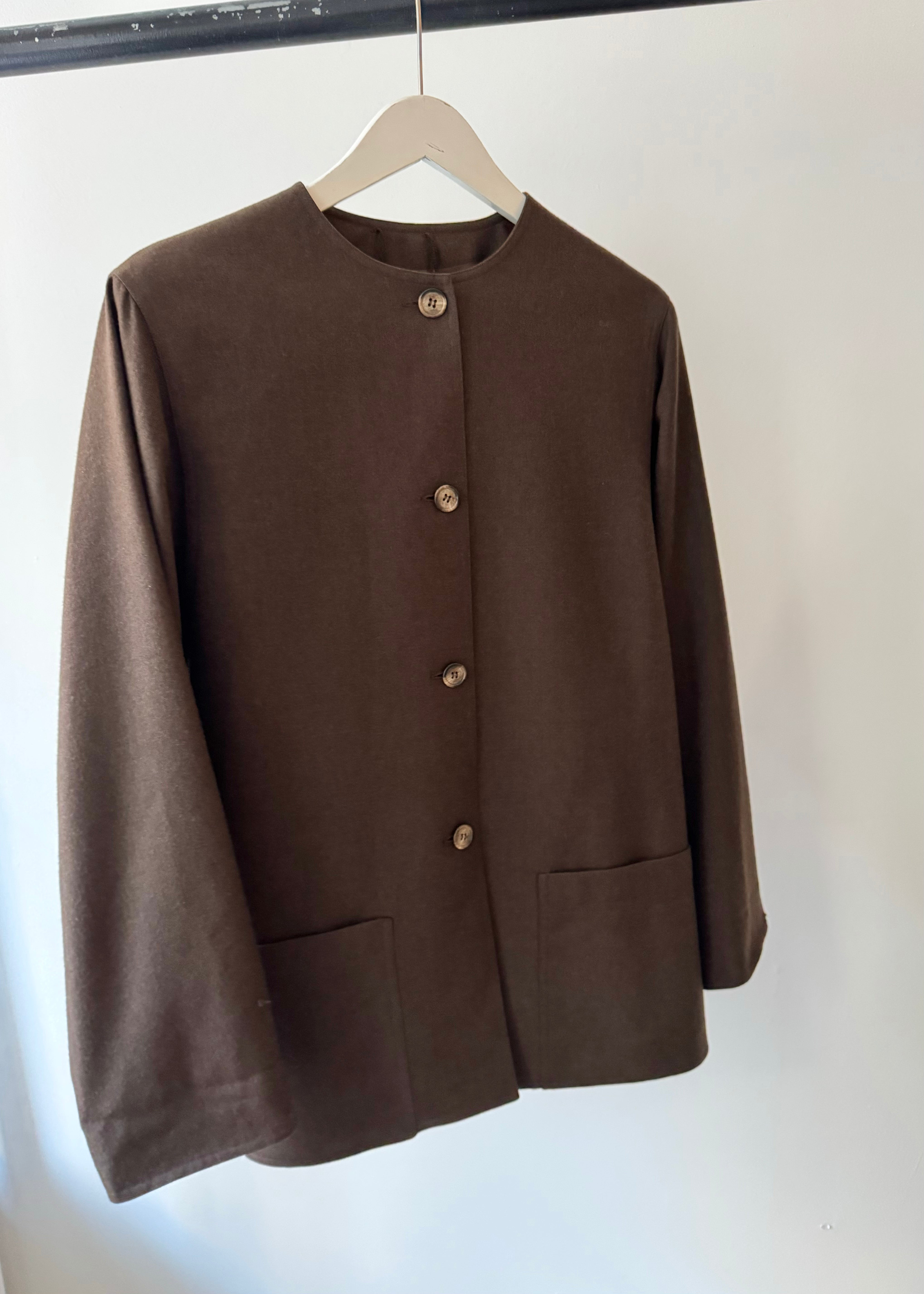 Vintage 80s Dior Blazer Black Wool Crepe Jacket M – Metro