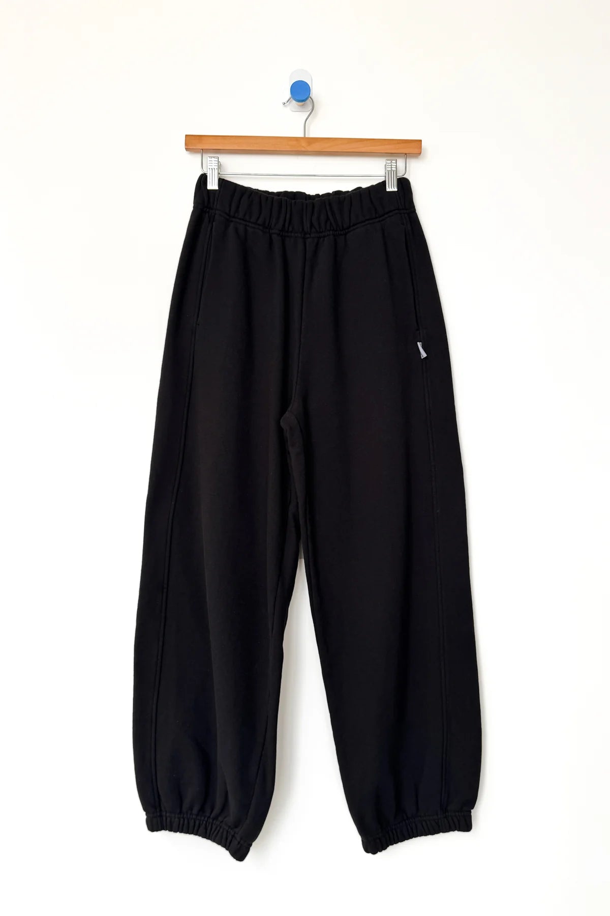 French Terry Balloon Pants Black