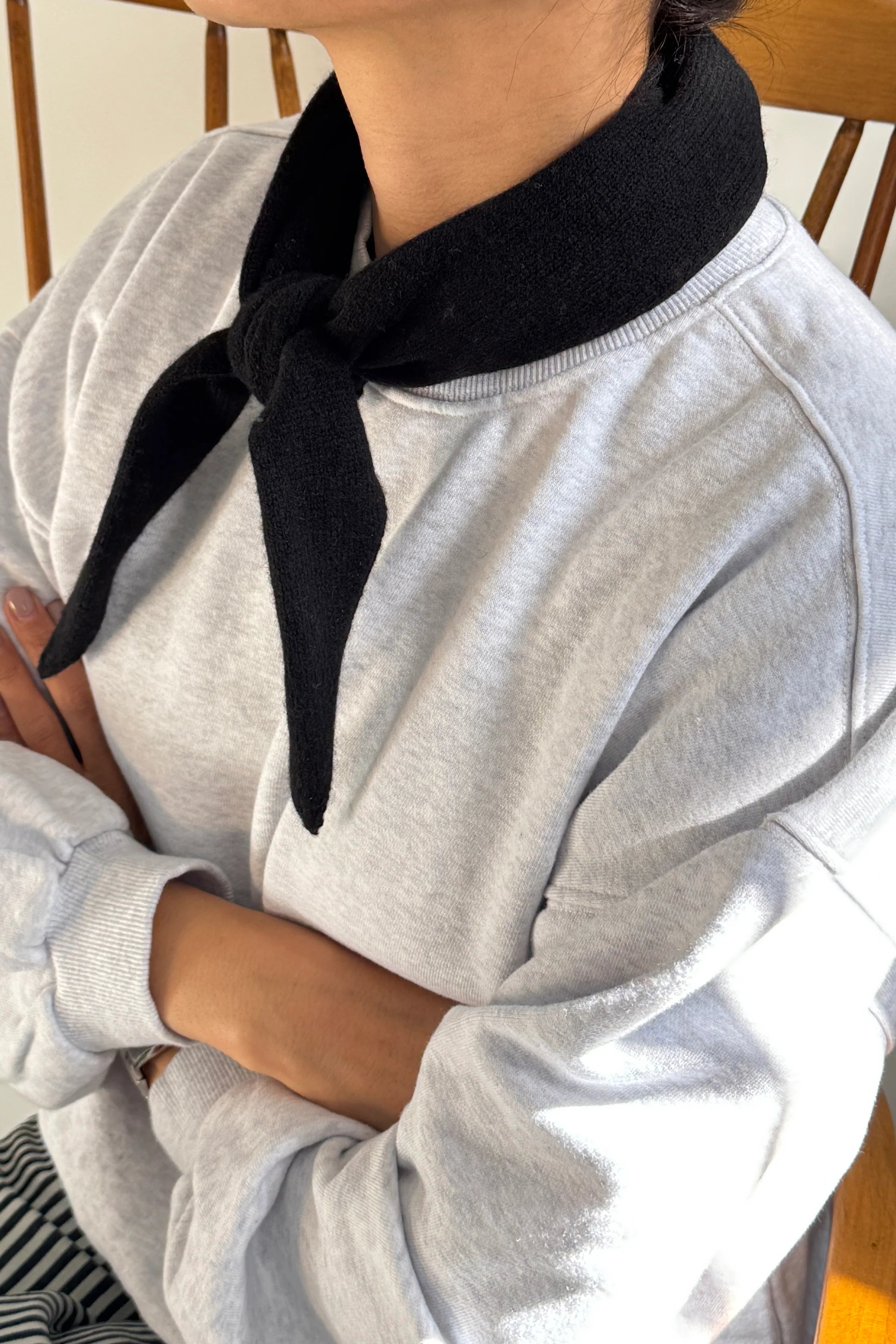 Le Bon Shoppe Cashmere Bandana Black